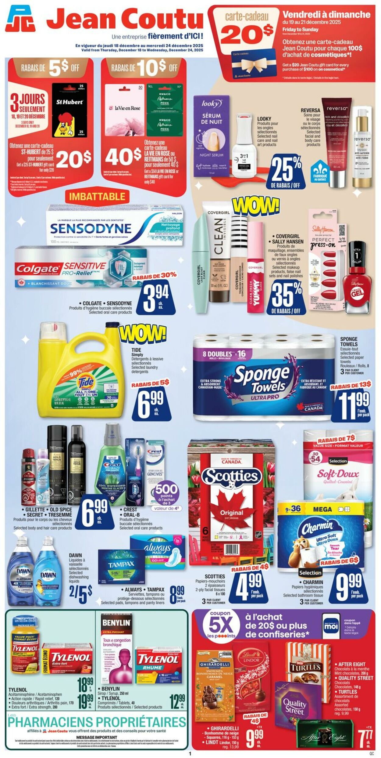 Flyer Jean Coutu 18.12.2025 - 24.12.2025