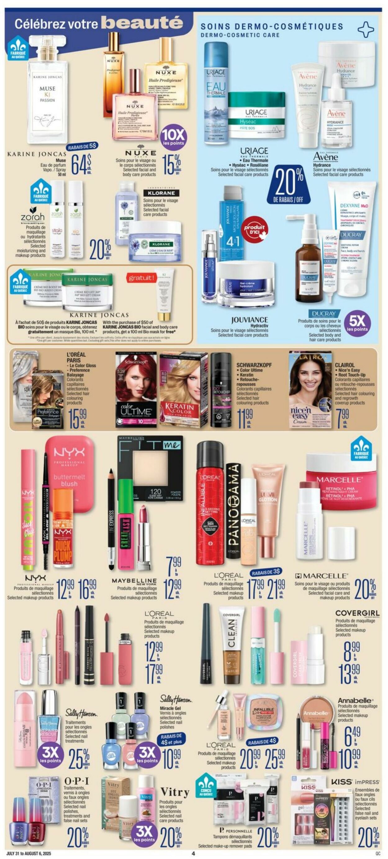 Flyer Jean Coutu 31.07.2025 - 06.08.2025