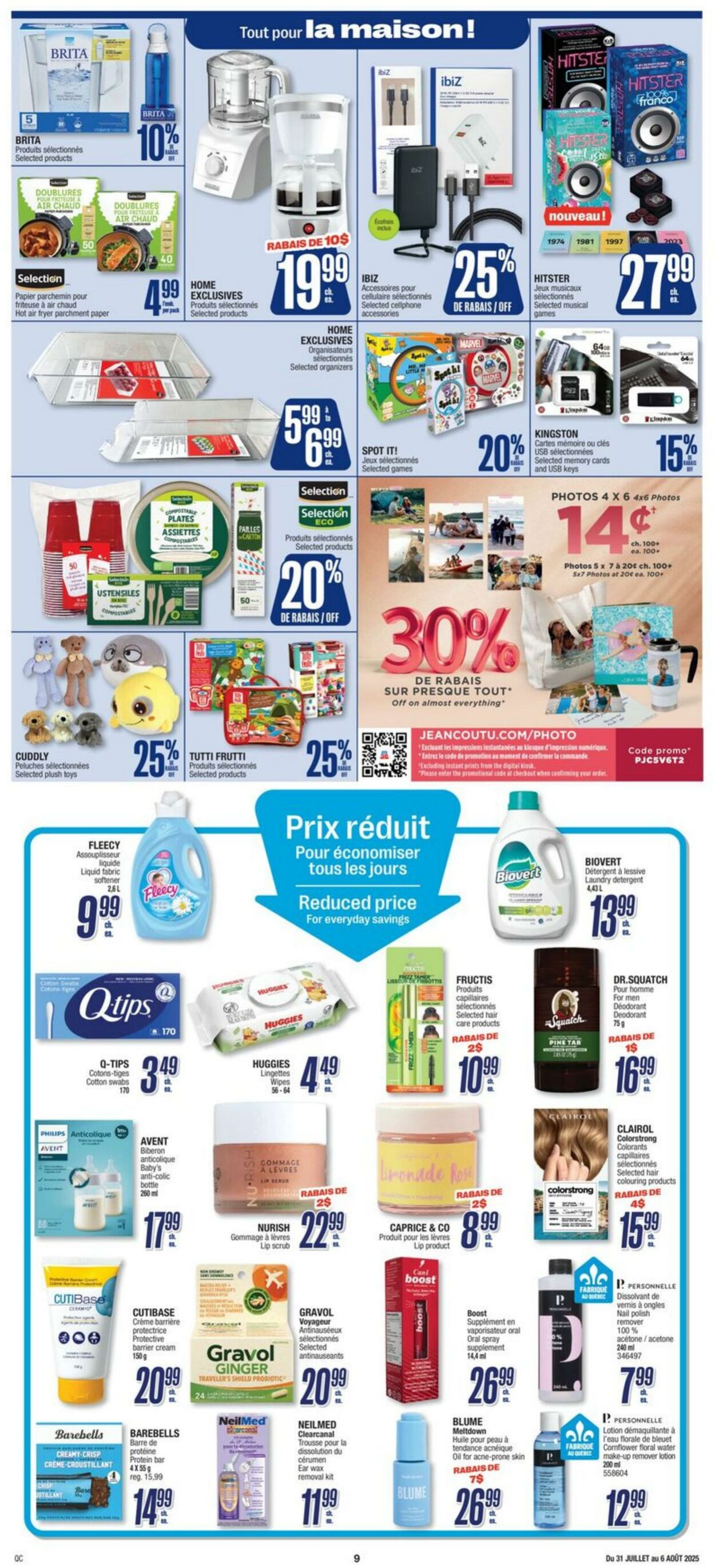 Flyer Jean Coutu 31.07.2025 - 06.08.2025