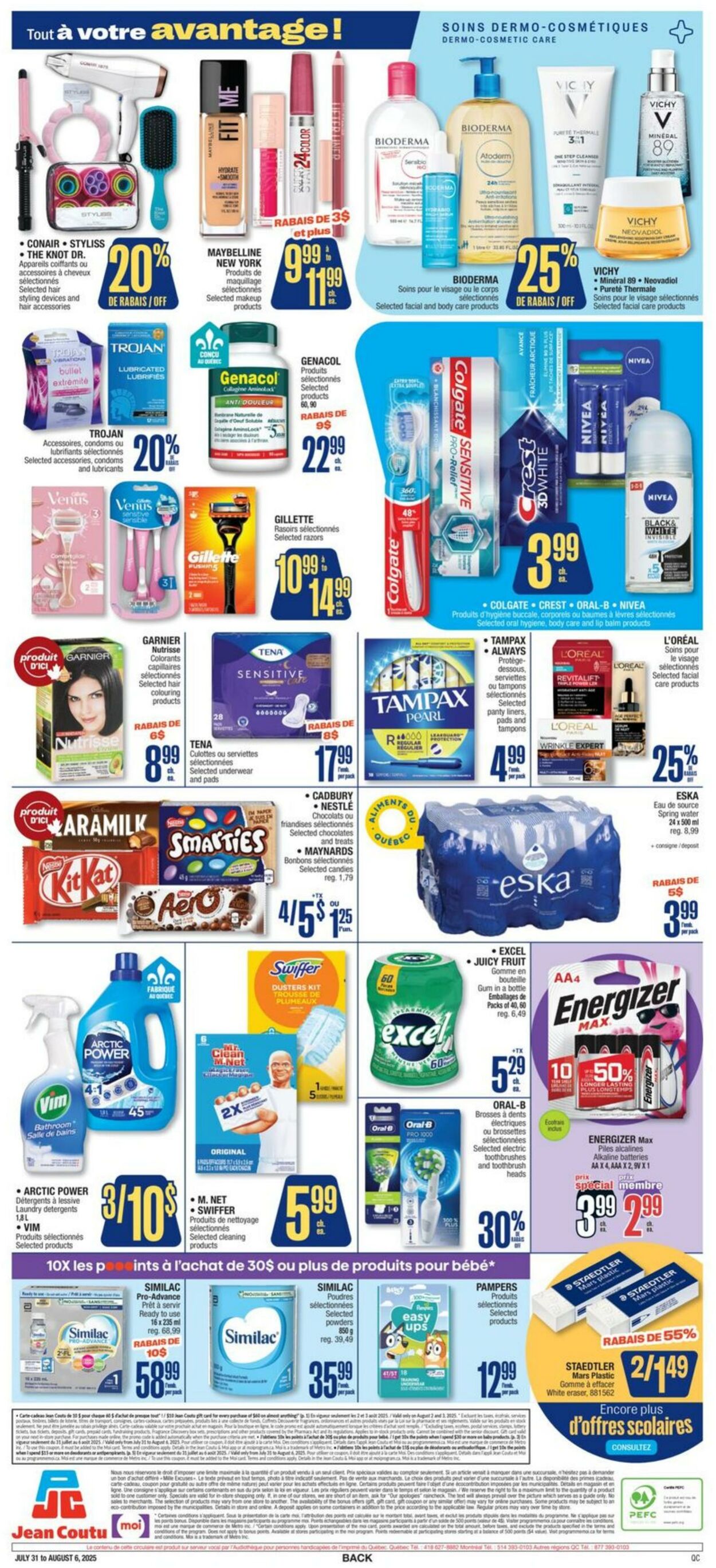 Flyer Jean Coutu 31.07.2025 - 06.08.2025