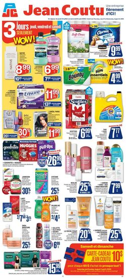 Flyer Jean Coutu 31.07.2025 - 06.08.2025