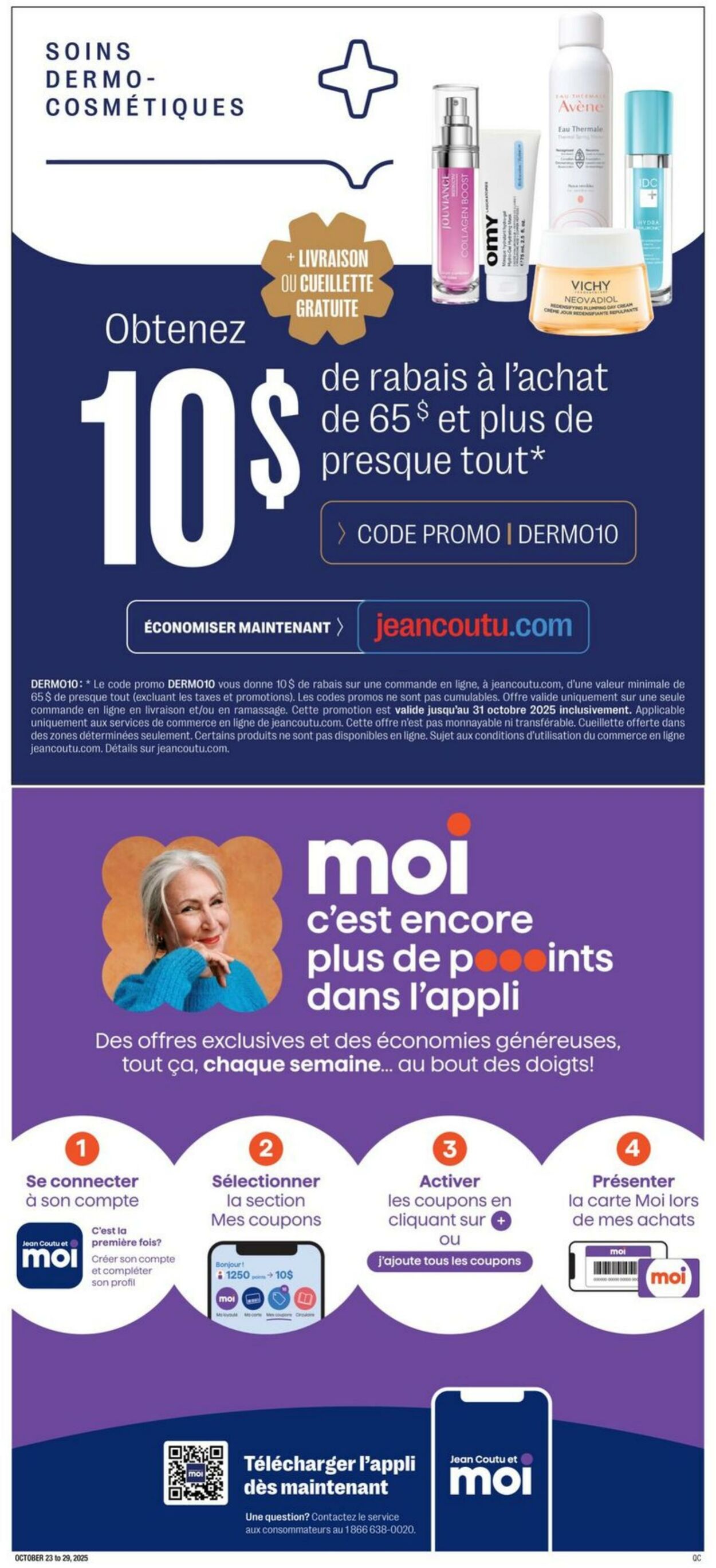 Flyer Jean Coutu 23.10.2025 - 29.10.2025