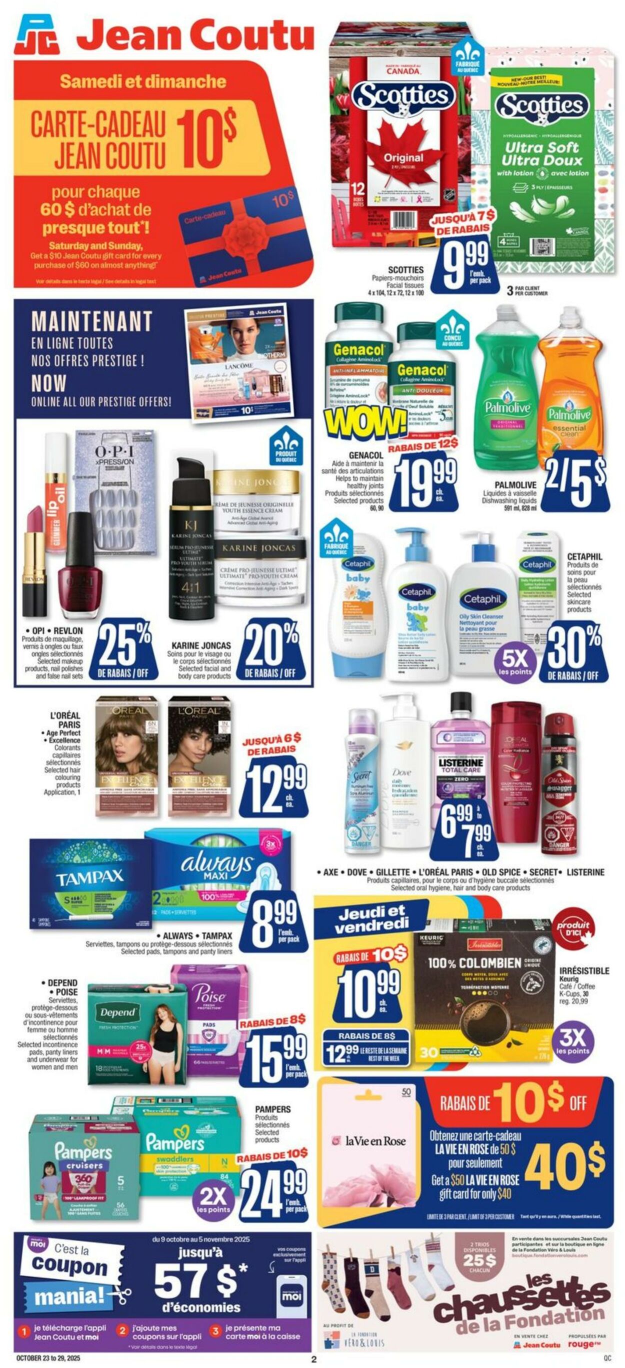 Flyer Jean Coutu 23.10.2025 - 29.10.2025