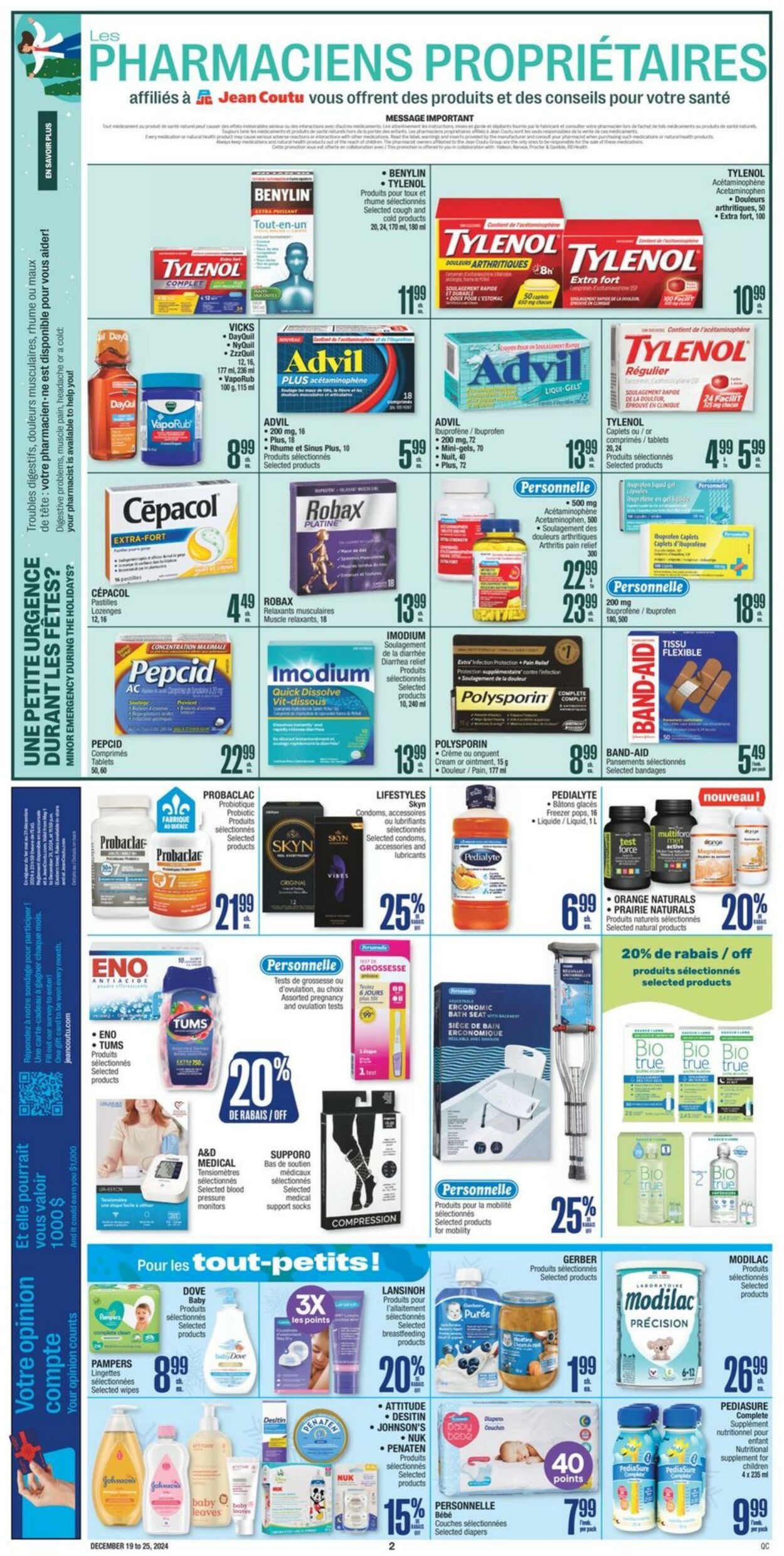 Flyer Jean Coutu 19.12.2024 - 25.12.2024