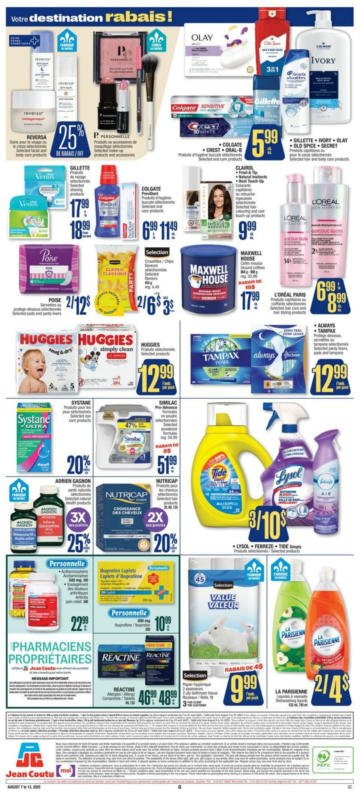 Flyer Jean Coutu 07.08.2025 - 13.08.2025