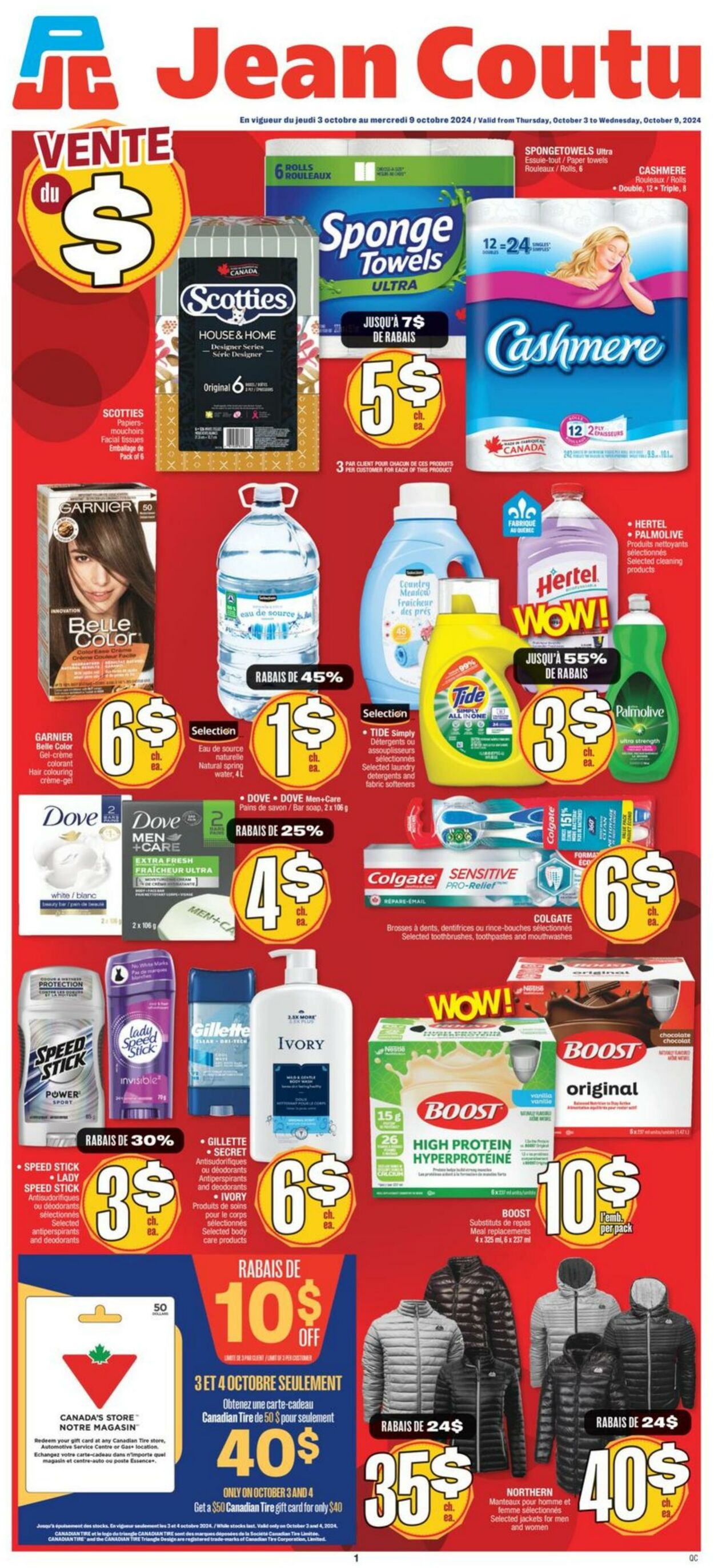 Flyer Jean Coutu 03.10.2024 - 09.10.2024