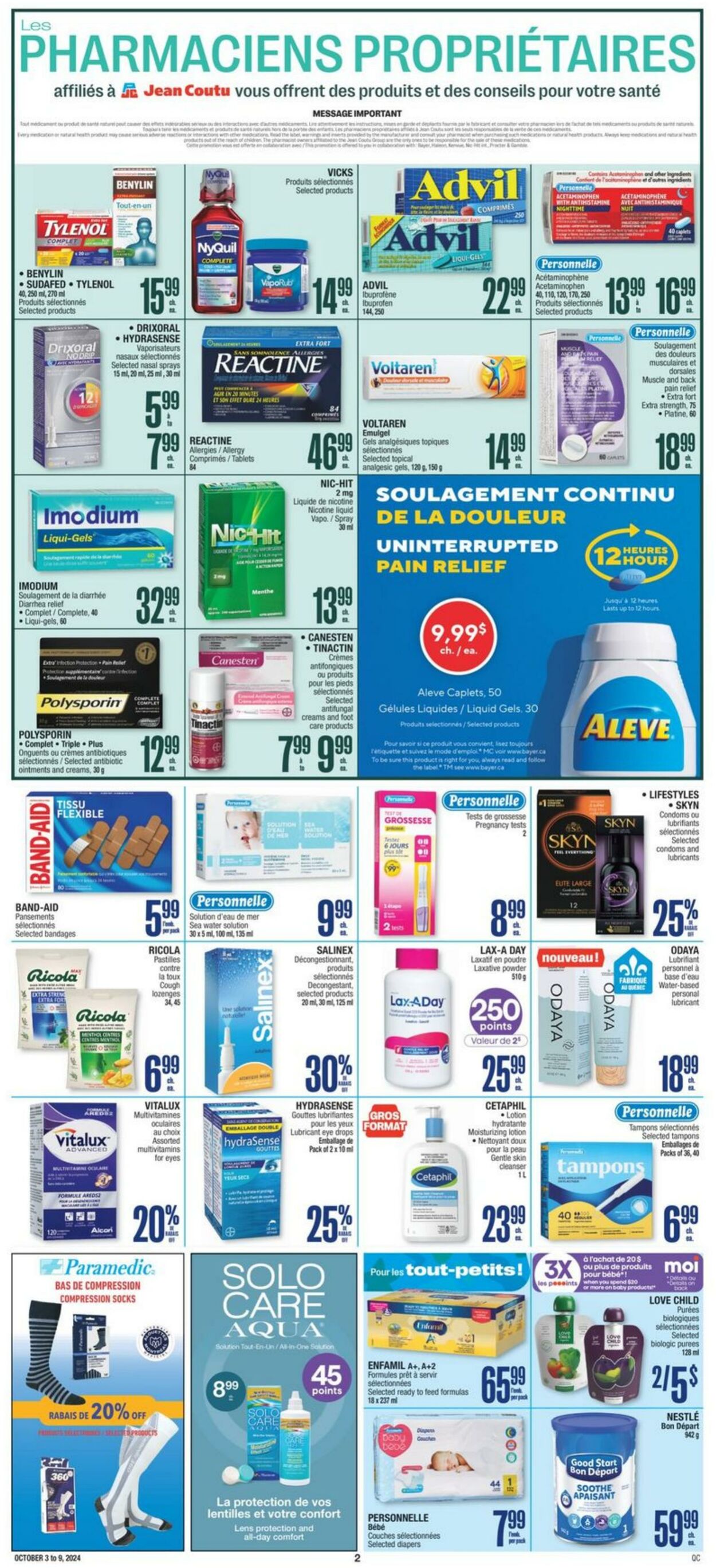 Flyer Jean Coutu 03.10.2024 - 09.10.2024