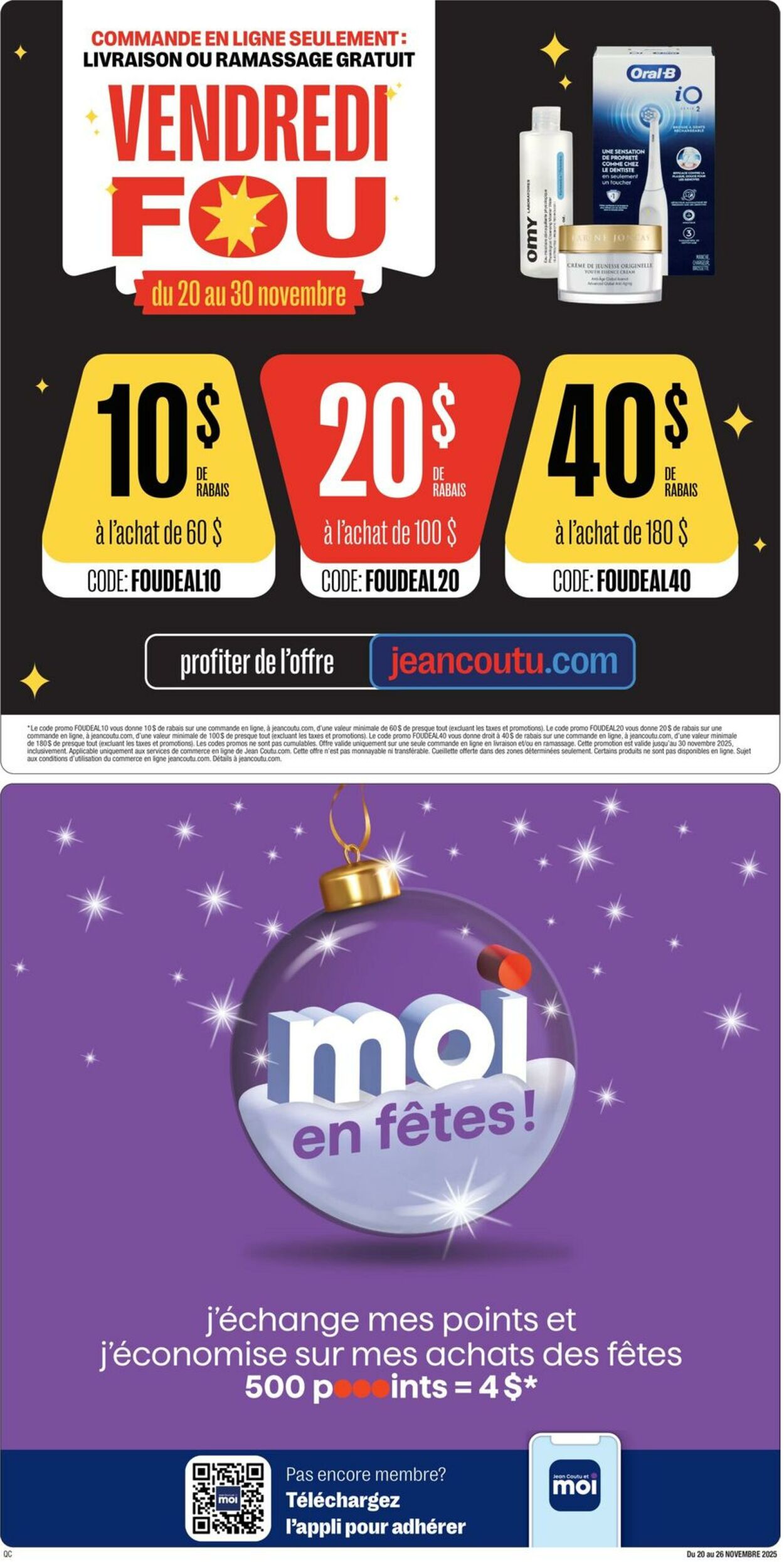 Flyer Jean Coutu 20.11.2025 - 26.11.2025