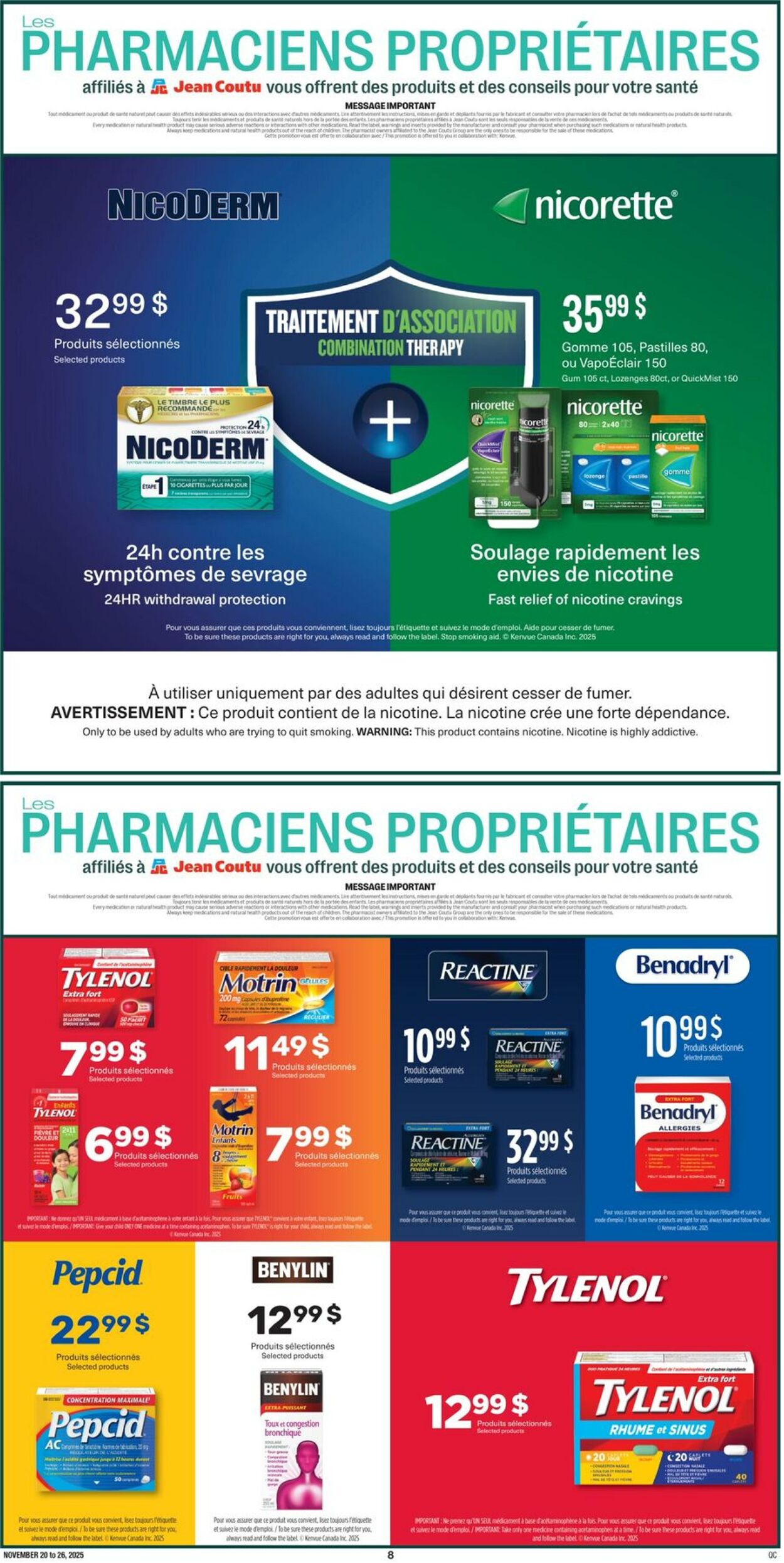 Flyer Jean Coutu 20.11.2025 - 26.11.2025