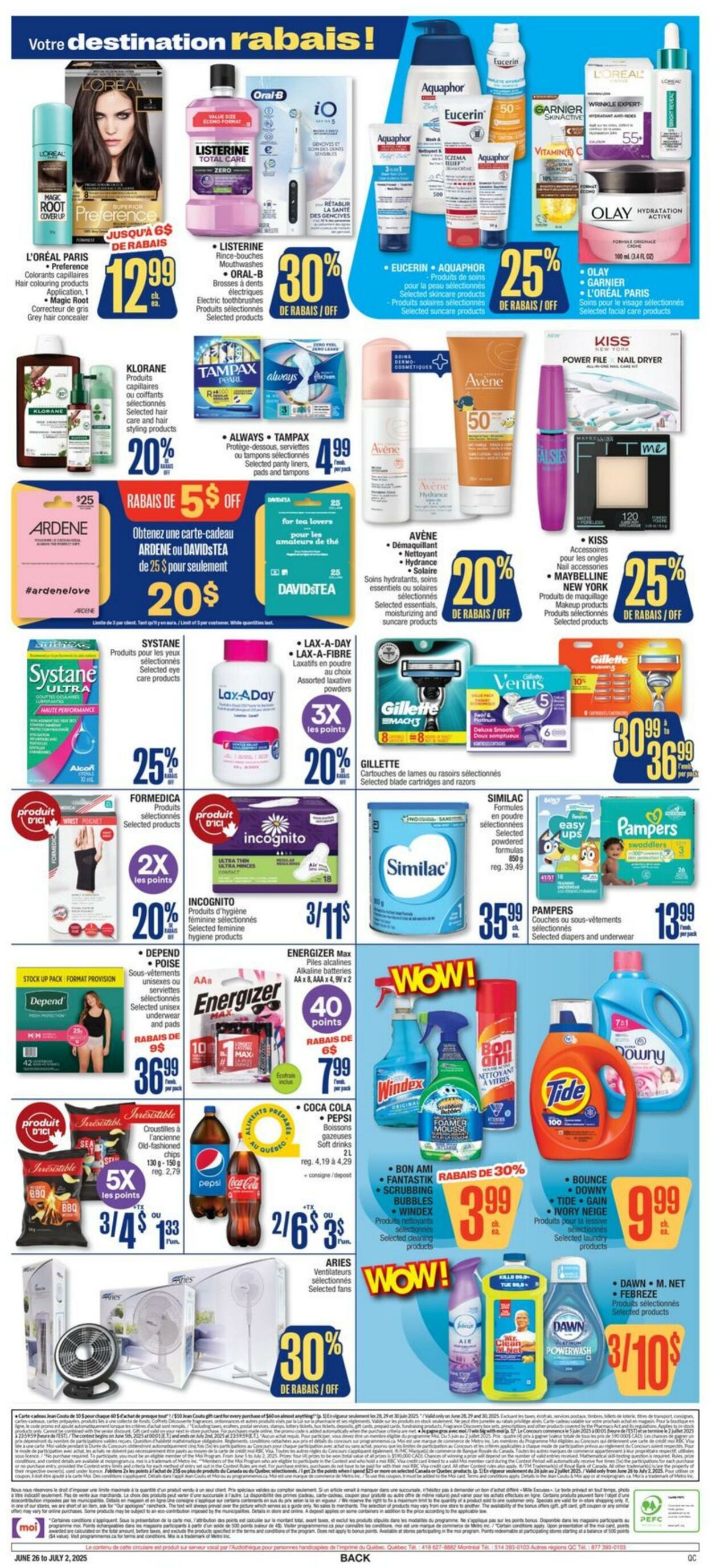 Flyer Jean Coutu 26.06.2025 - 02.07.2025