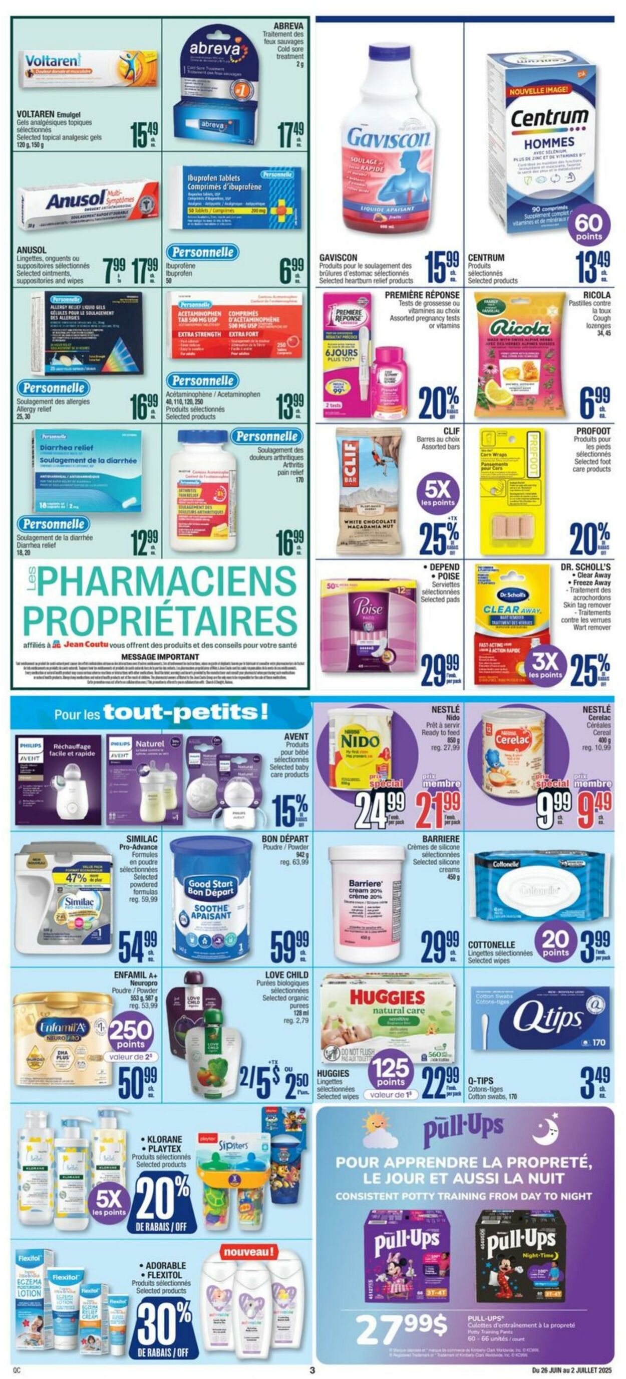 Flyer Jean Coutu 26.06.2025 - 02.07.2025
