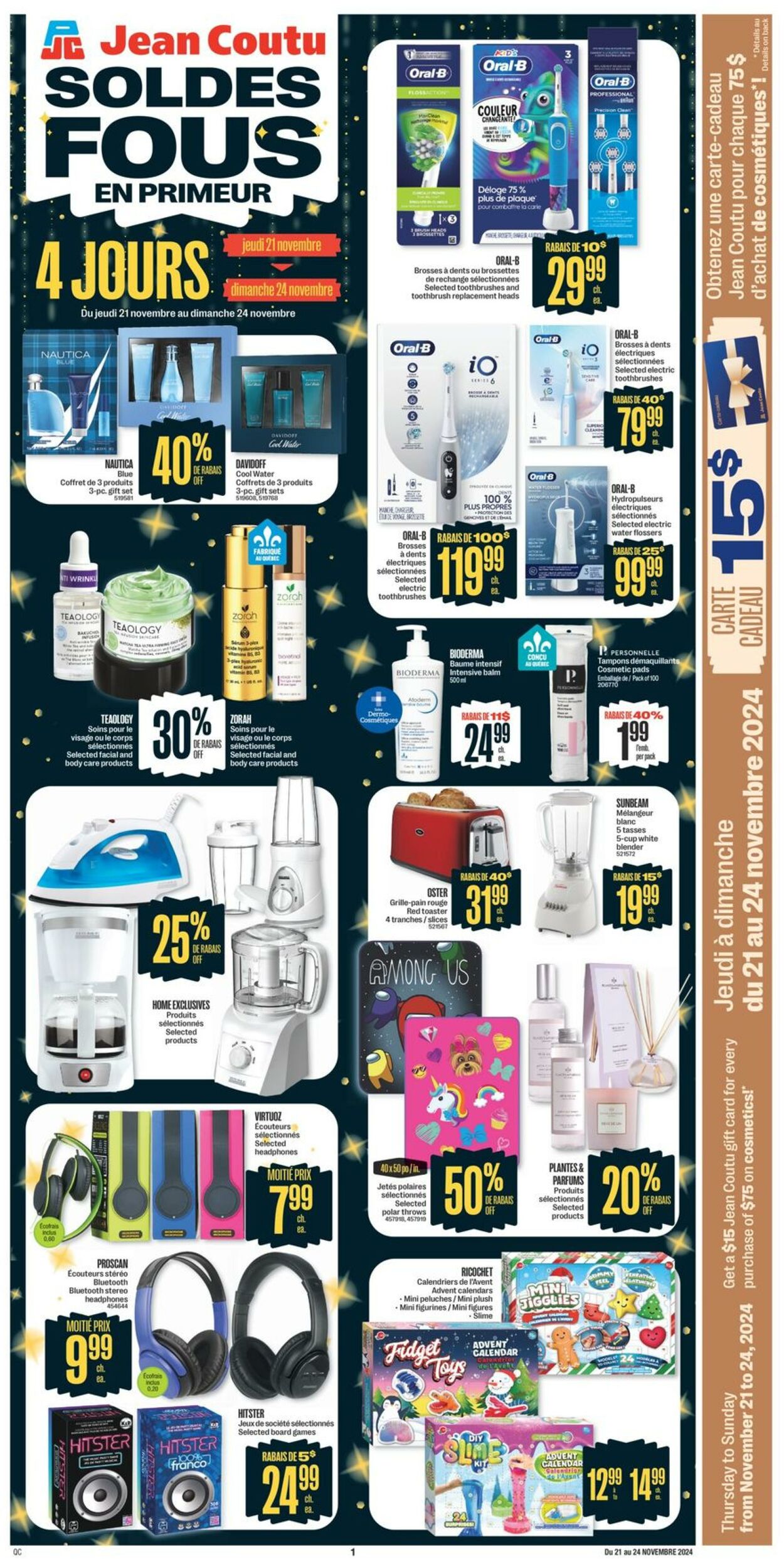 Jean Coutu Promotional flyers