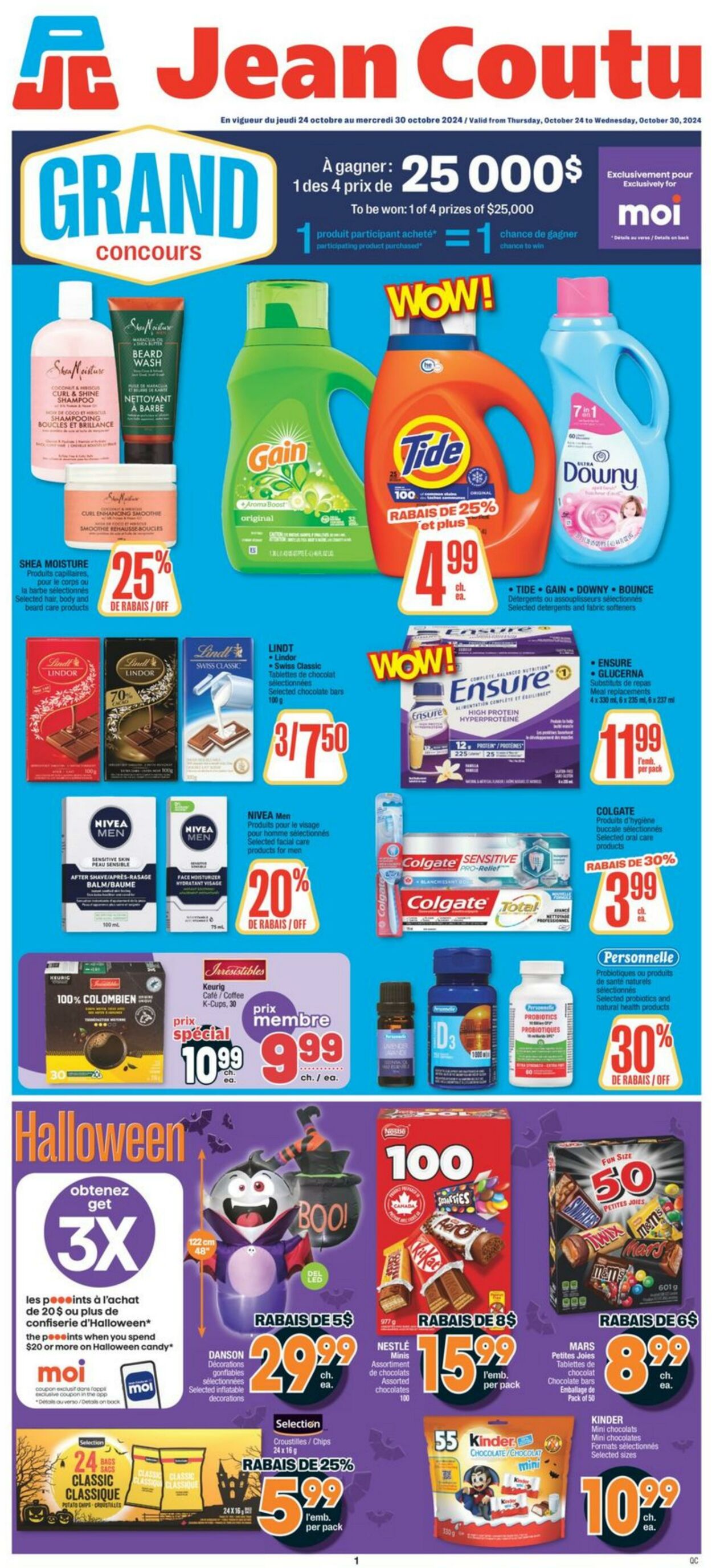 Flyer Jean Coutu 24.10.2024 - 30.10.2024