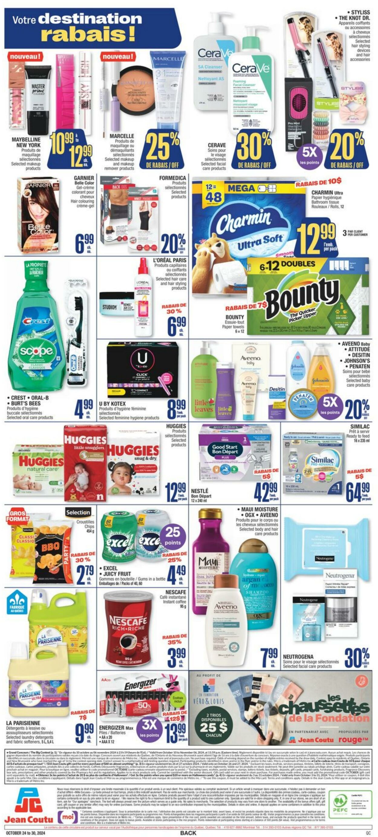 Flyer Jean Coutu 24.10.2024 - 30.10.2024