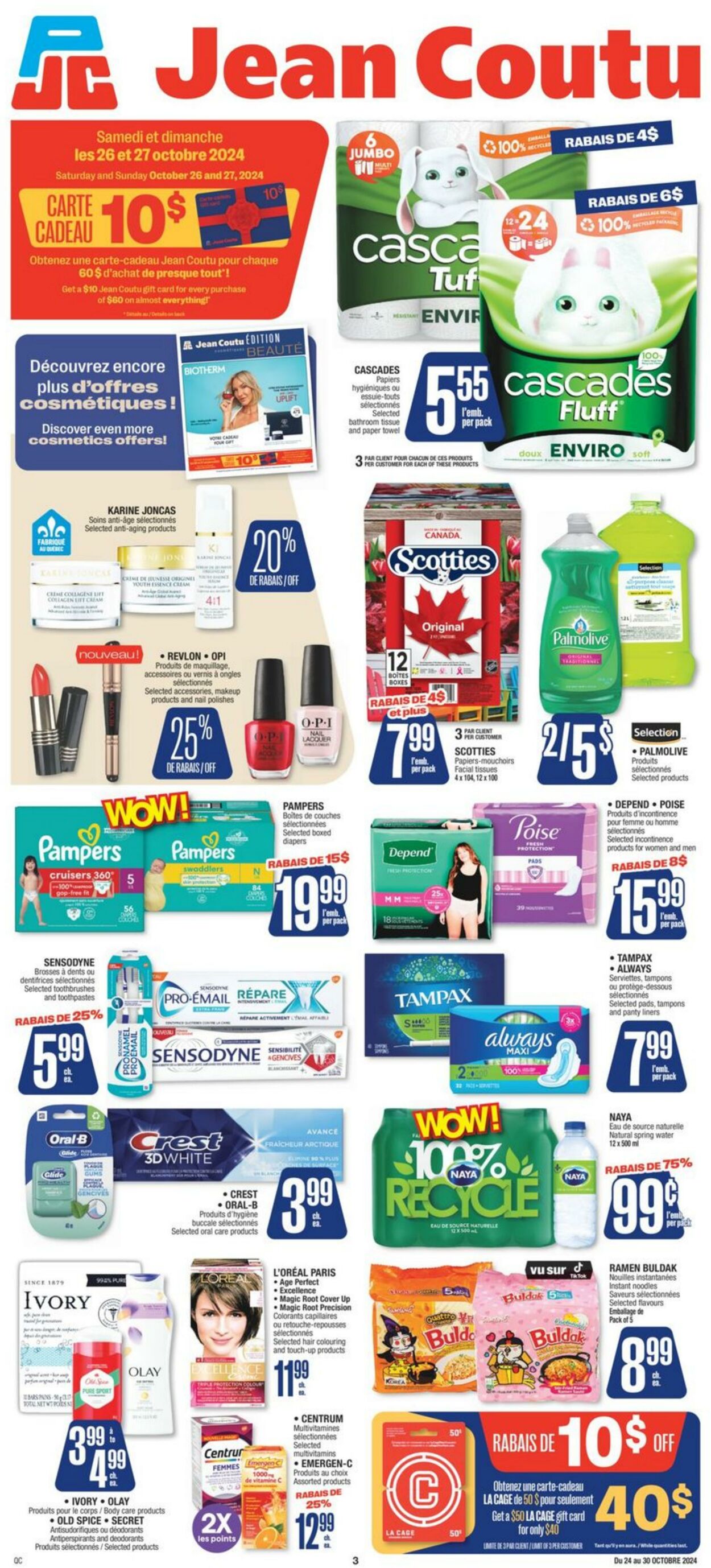 Flyer Jean Coutu 24.10.2024 - 30.10.2024