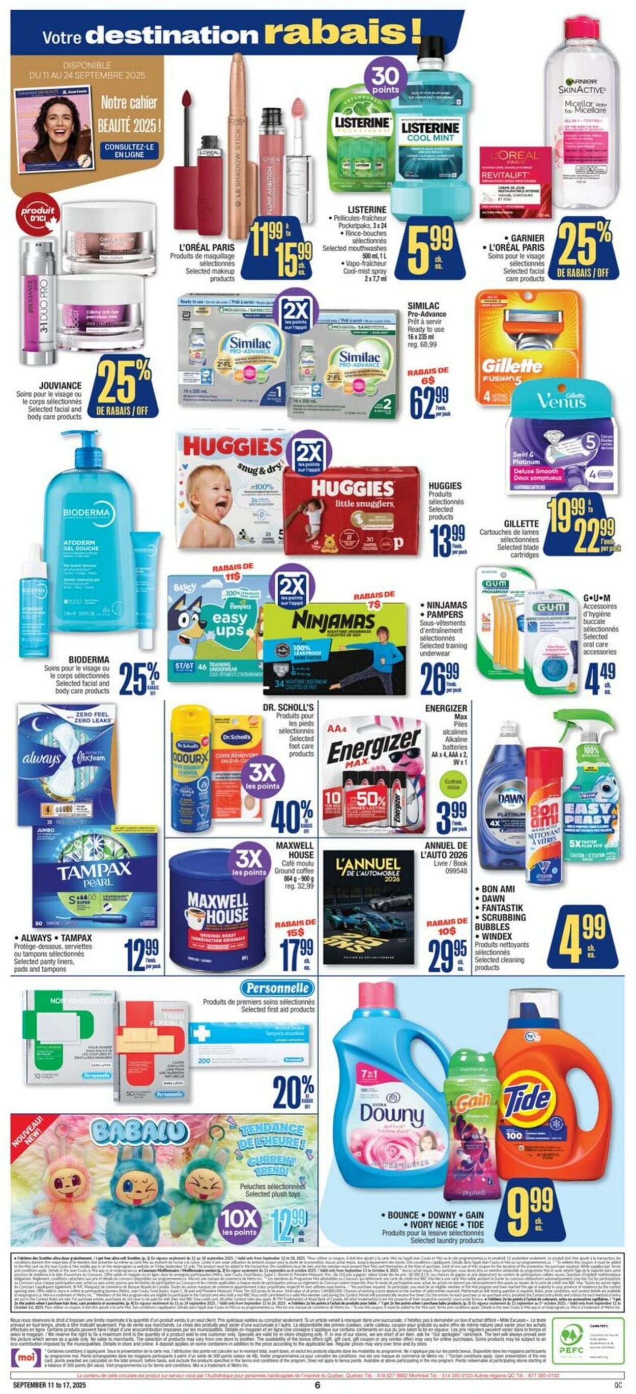 Flyer Jean Coutu 11.09.2025 - 17.09.2025