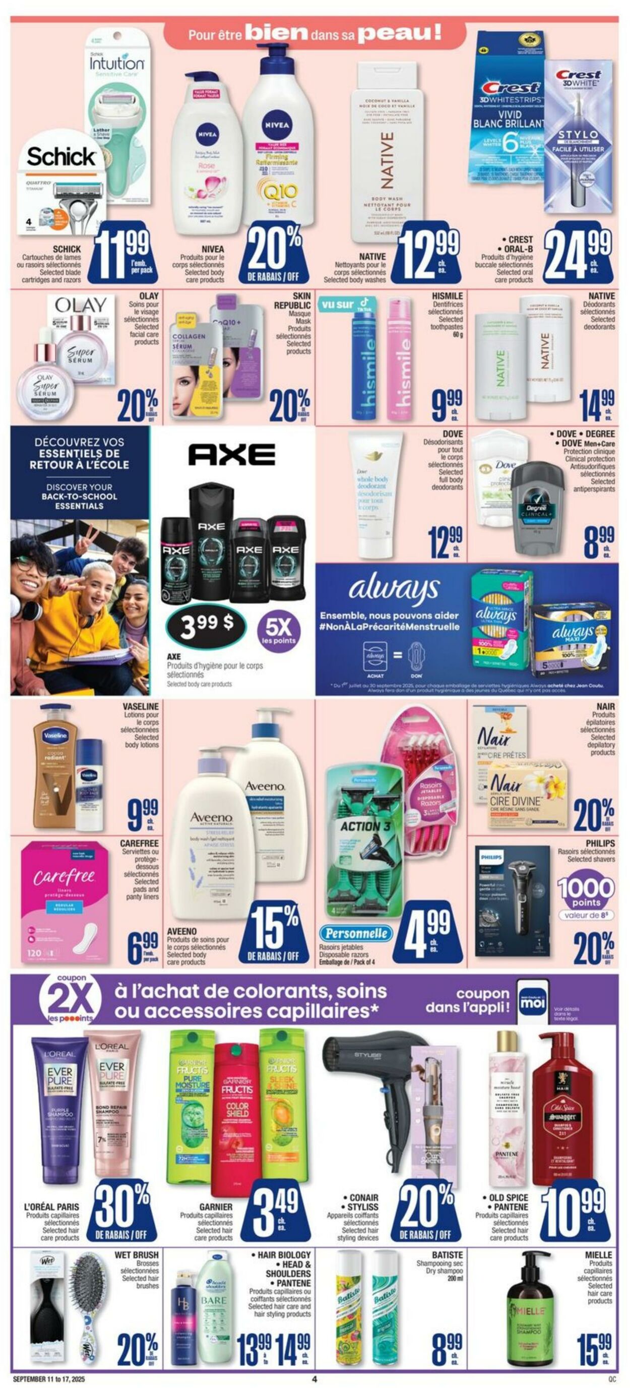 Flyer Jean Coutu 11.09.2025 - 17.09.2025