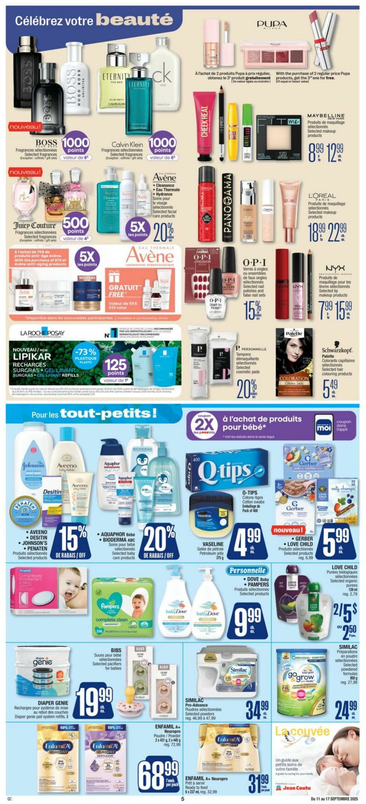 Flyer Jean Coutu 11.09.2025 - 17.09.2025