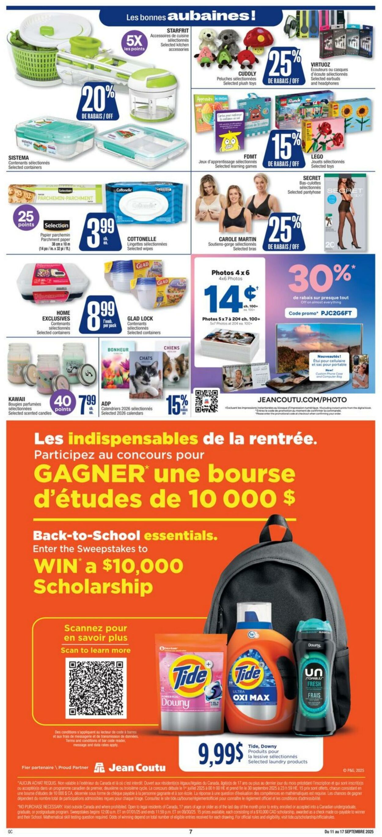 Flyer Jean Coutu 11.09.2025 - 17.09.2025