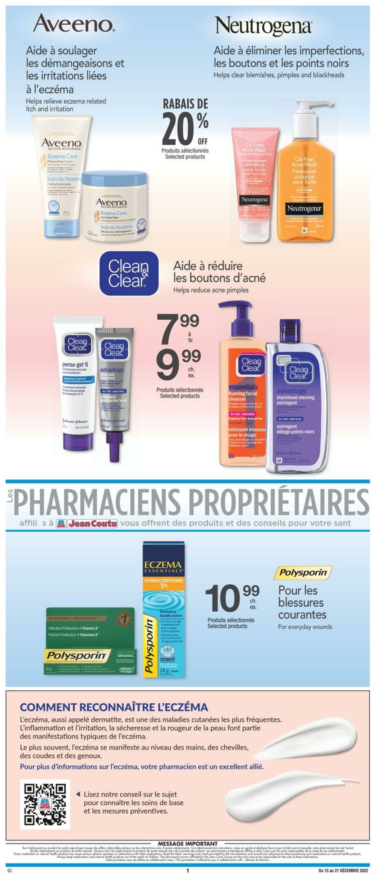 Flyer Jean Coutu 15.12.2022 - 21.12.2022