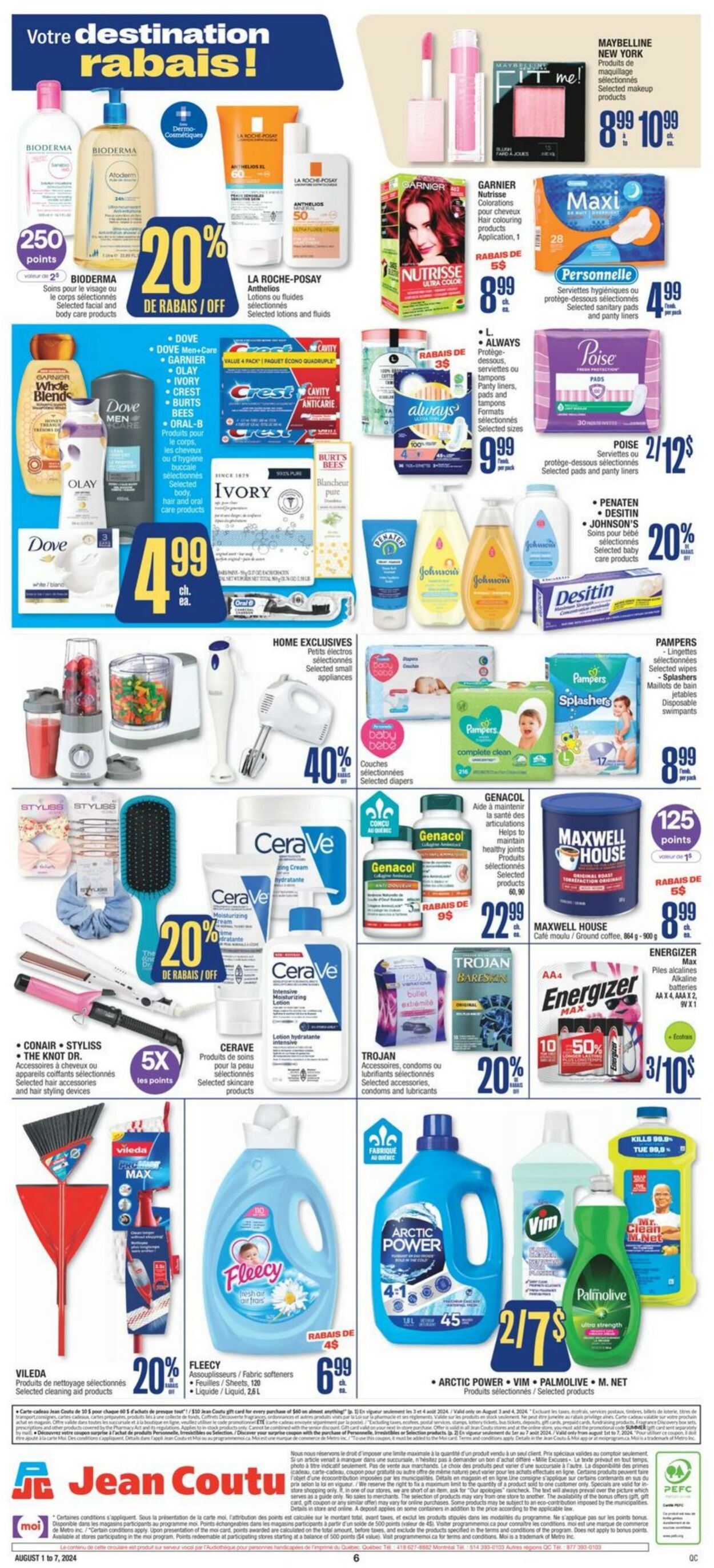 Flyer Jean Coutu 01.08.2024 - 07.08.2024