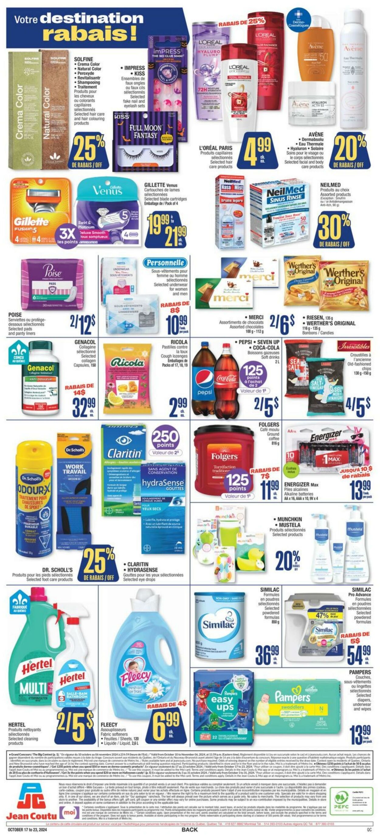 Flyer Jean Coutu 17.10.2024 - 23.10.2024