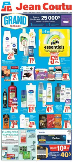 Flyer Jean Coutu 25.08.2022 - 31.08.2022