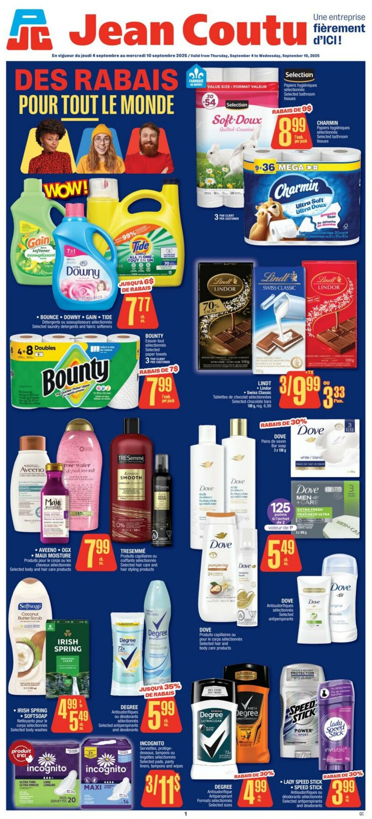 Flyer Jean Coutu 04.09.2025 - 10.09.2025