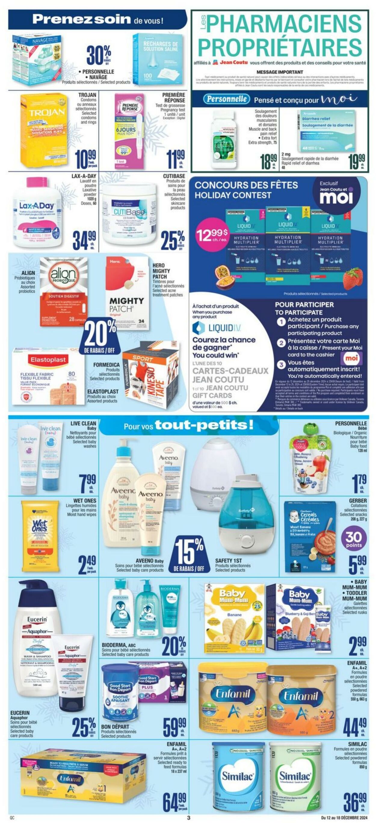 Flyer Jean Coutu 12.12.2024 - 18.12.2024