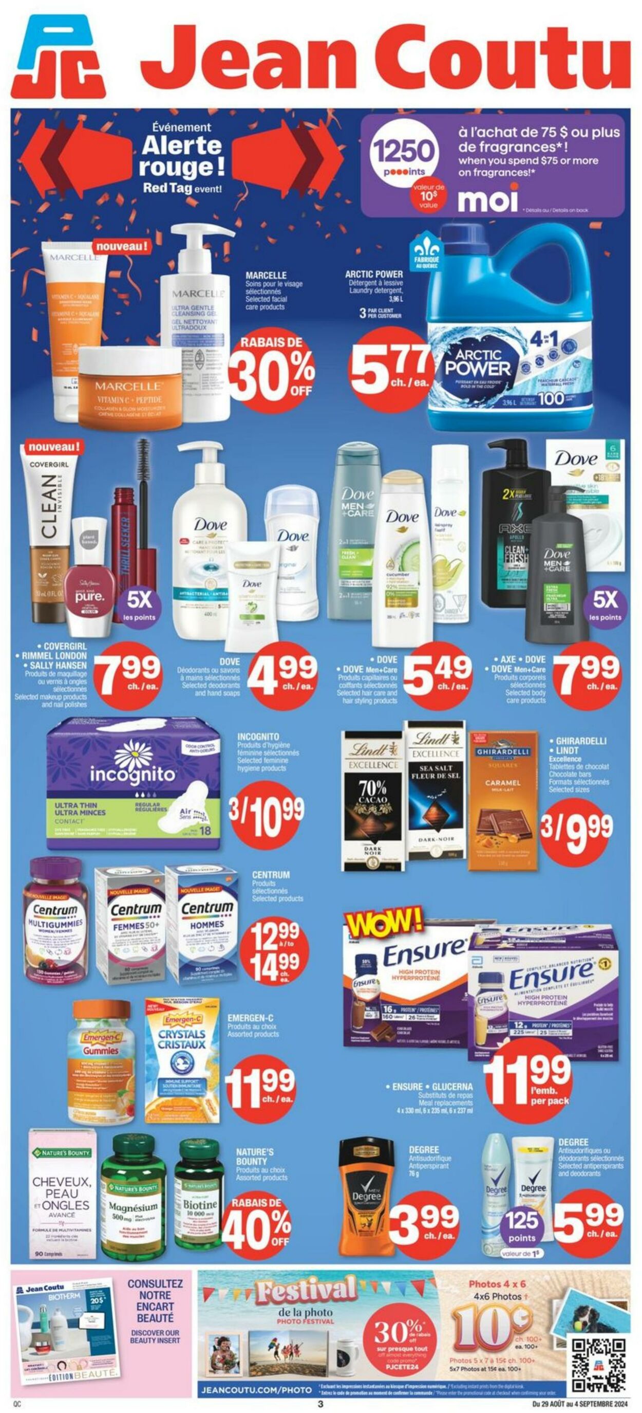 Flyer Jean Coutu 29.08.2024 - 04.09.2024