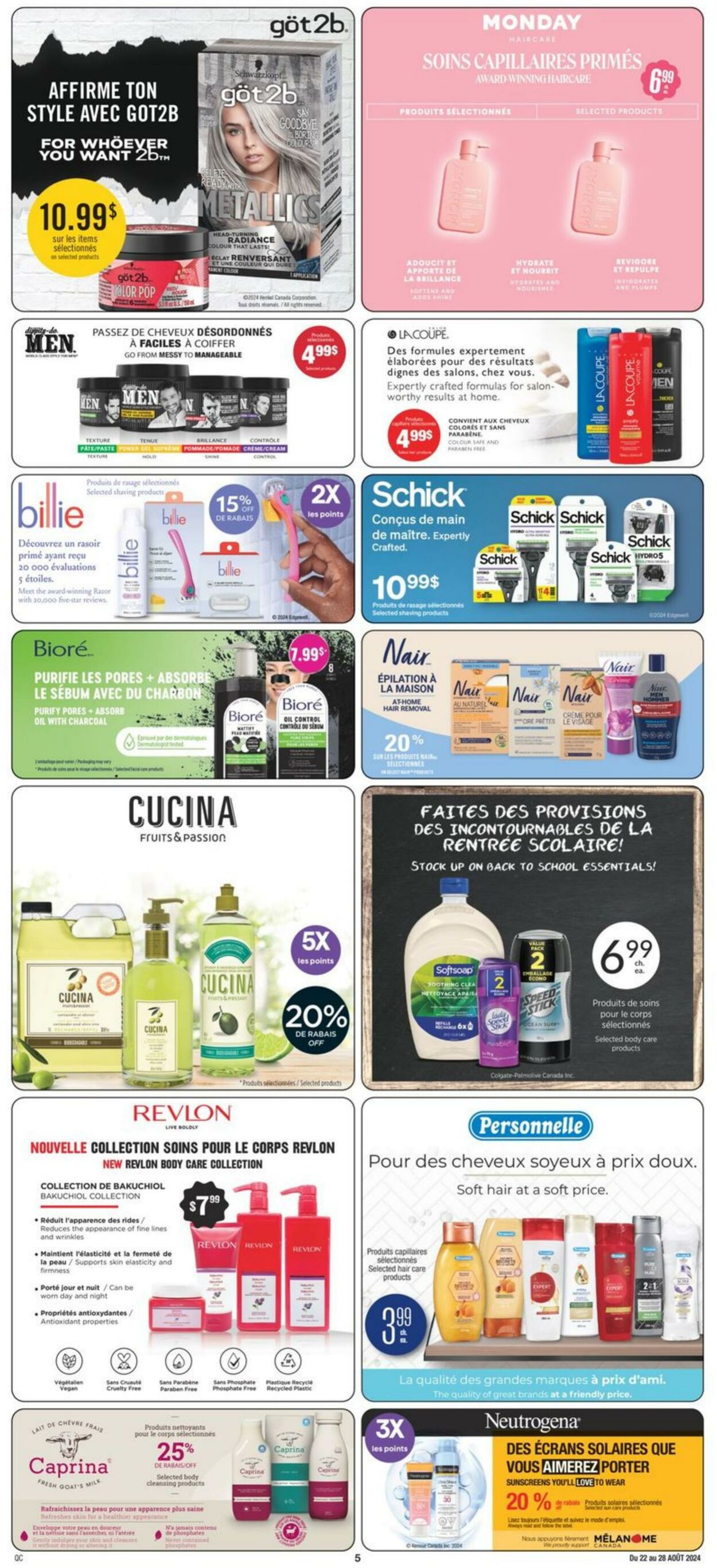 Flyer Jean Coutu 22.08.2024 - 28.08.2024