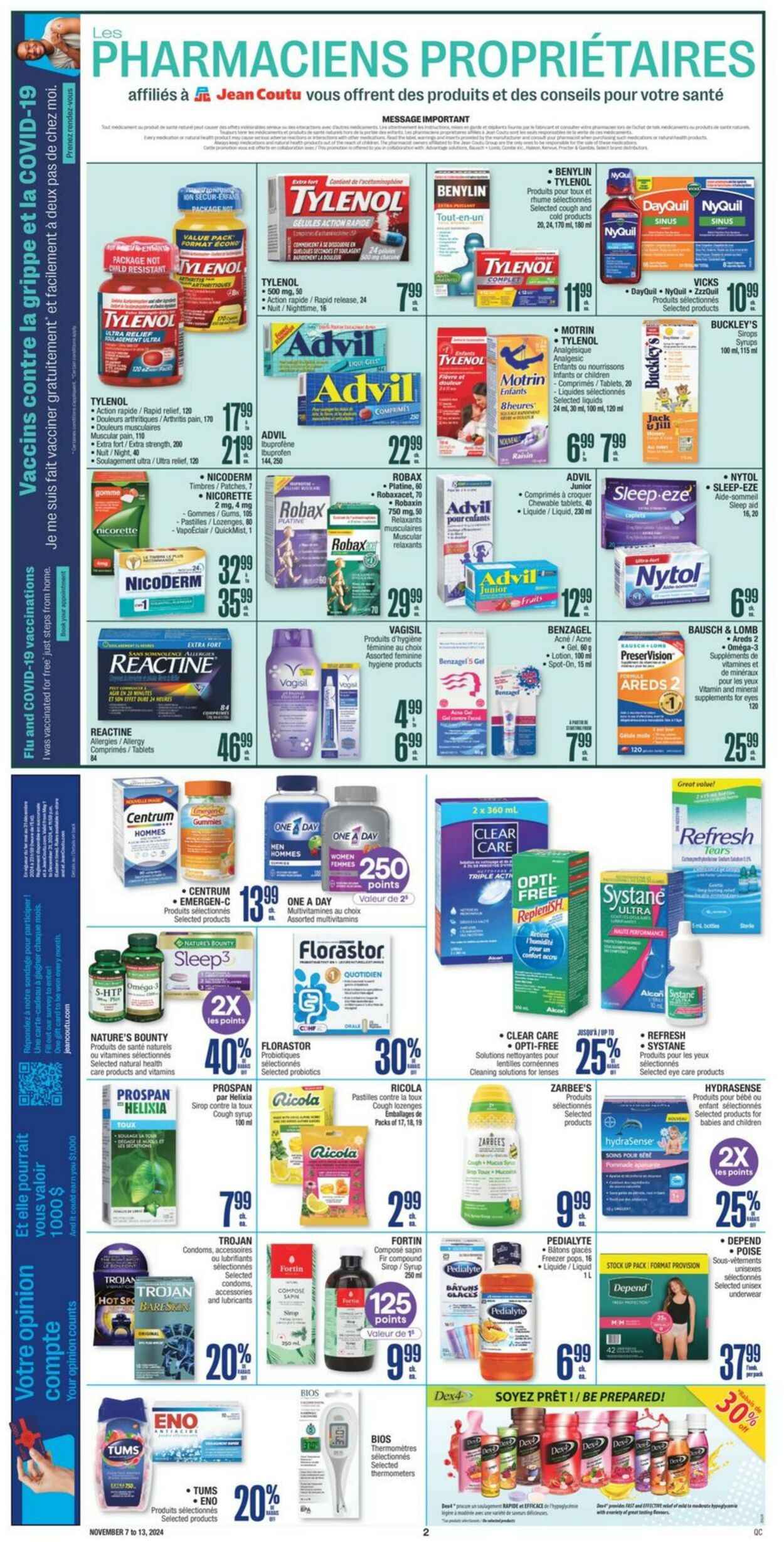 Flyer Jean Coutu 07.11.2024 - 13.11.2024