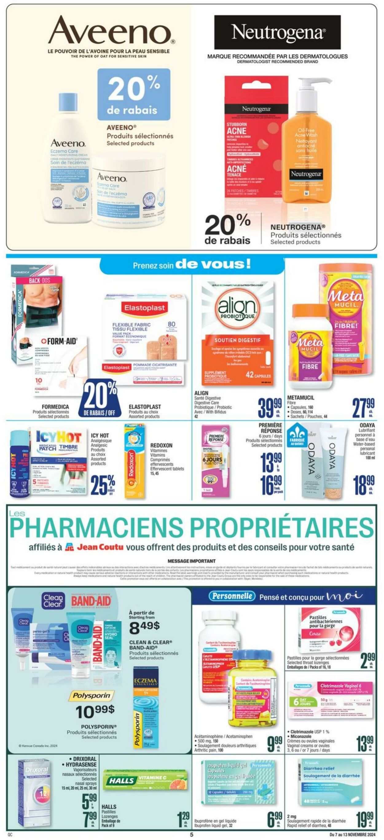 Flyer Jean Coutu 07.11.2024 - 13.11.2024