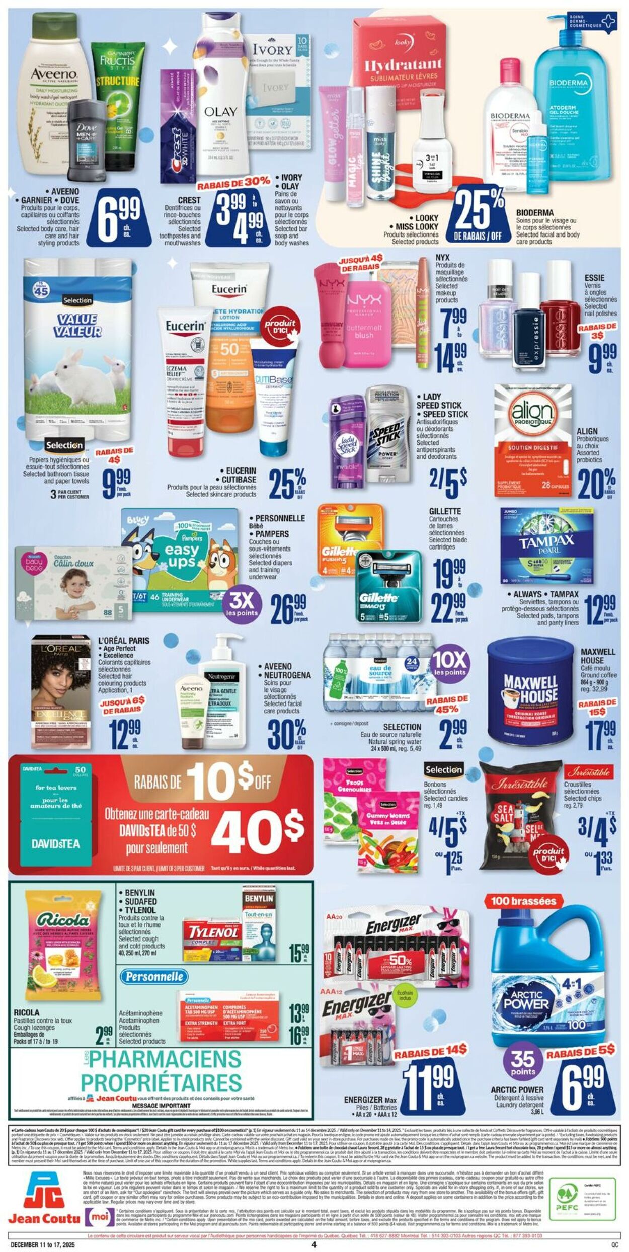 Flyer Jean Coutu 11.12.2025 - 17.12.2025