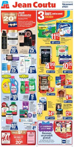 Flyer Jean Coutu 04.12.2025 - 24.12.2025