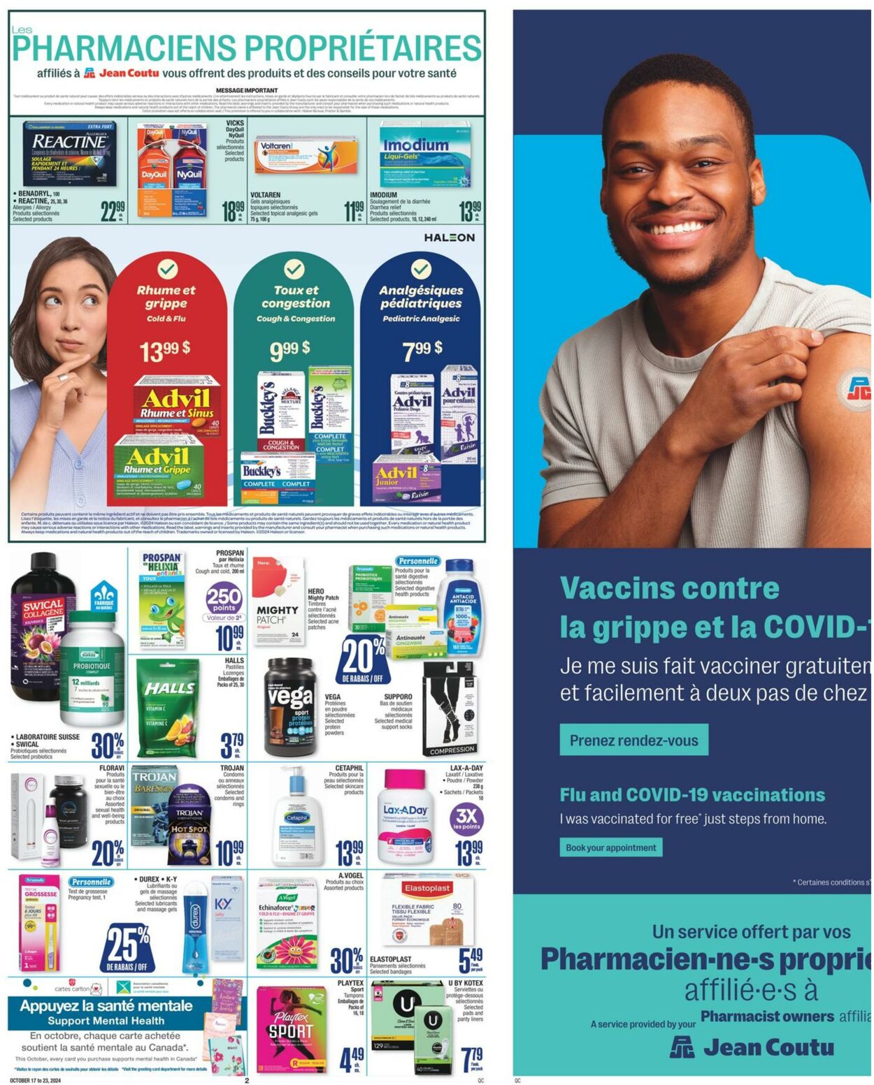 Flyer Jean Coutu 17.10.2024 - 23.10.2024