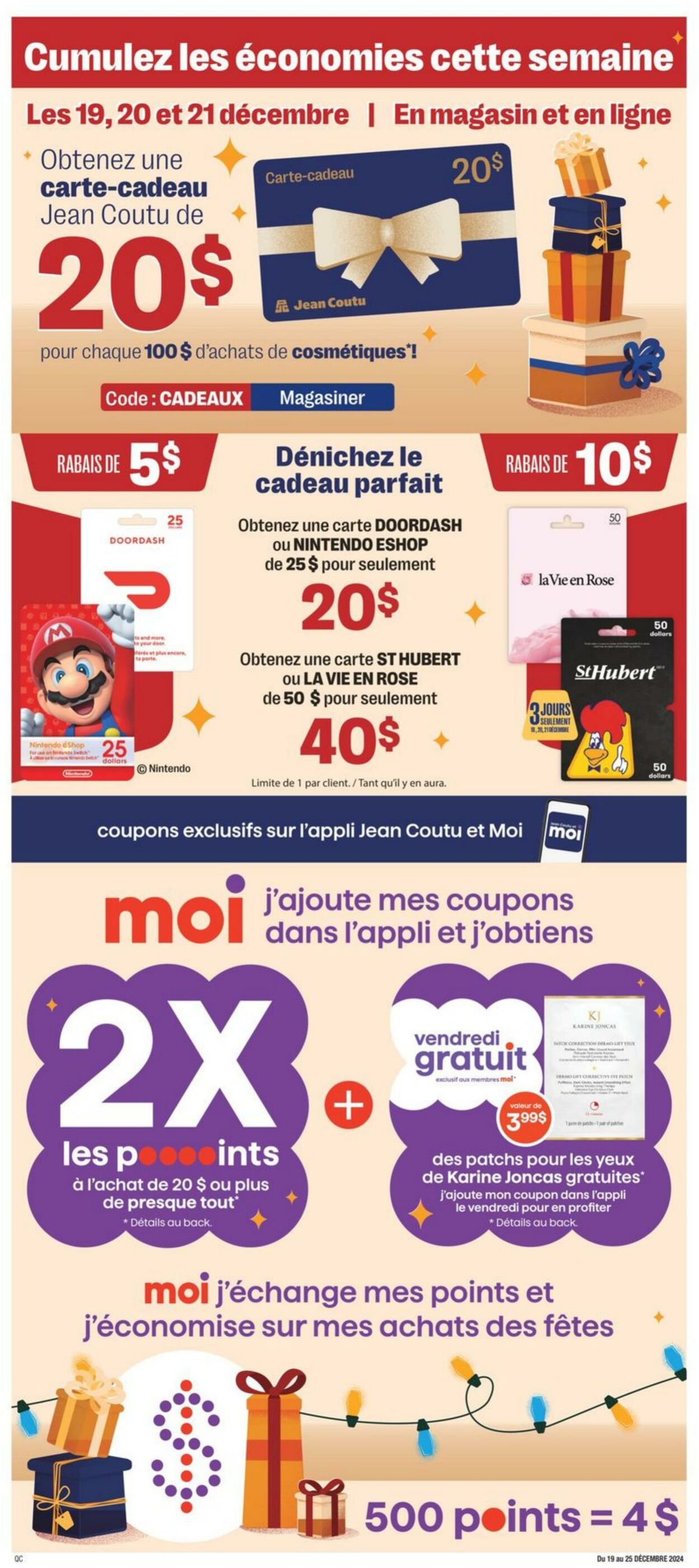 Flyer Jean Coutu 19.12.2024 - 25.12.2024