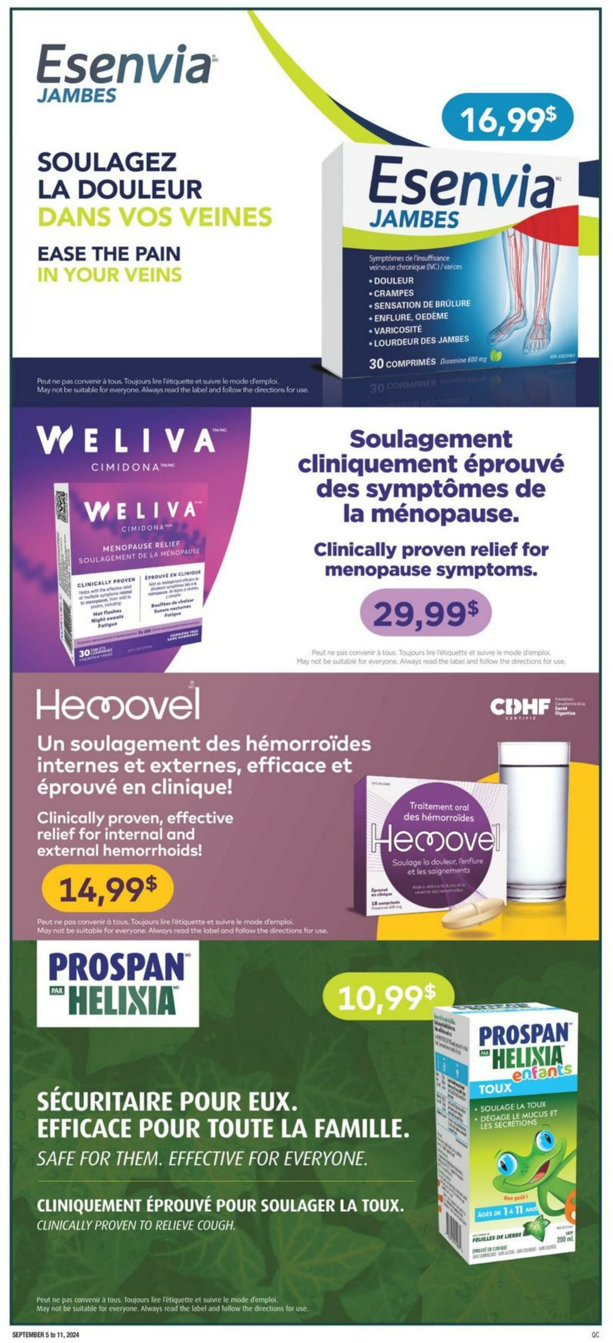 Flyer Jean Coutu 05.09.2024 - 11.09.2024