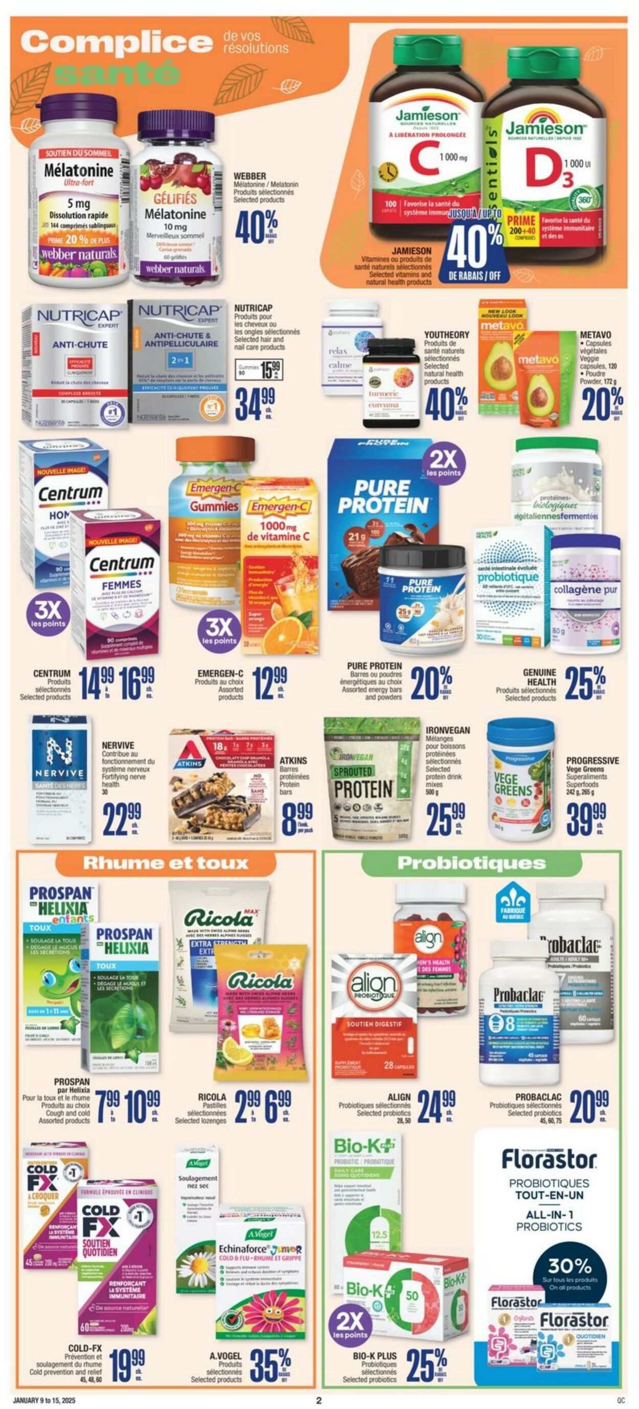 Flyer Jean Coutu 09.01.2025 - 15.01.2025