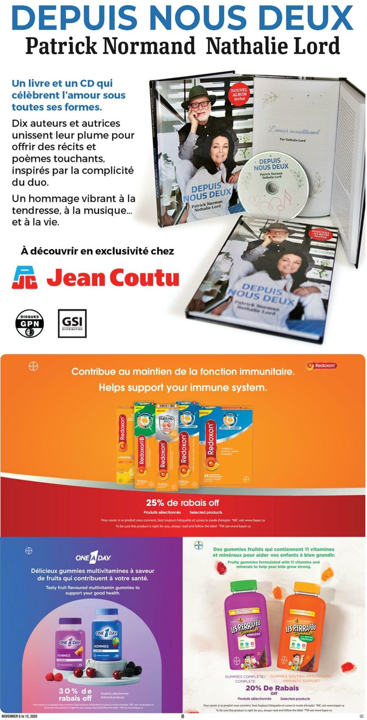 Flyer Jean Coutu 06.11.2025 - 12.11.2025