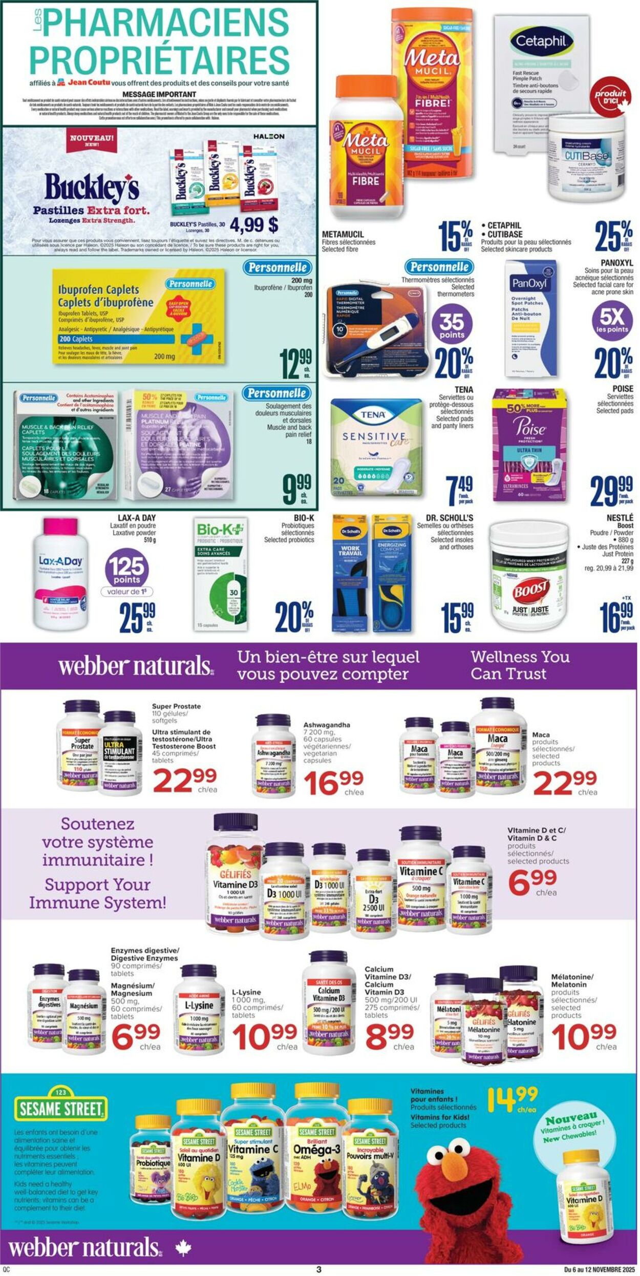 Flyer Jean Coutu 06.11.2025 - 12.11.2025