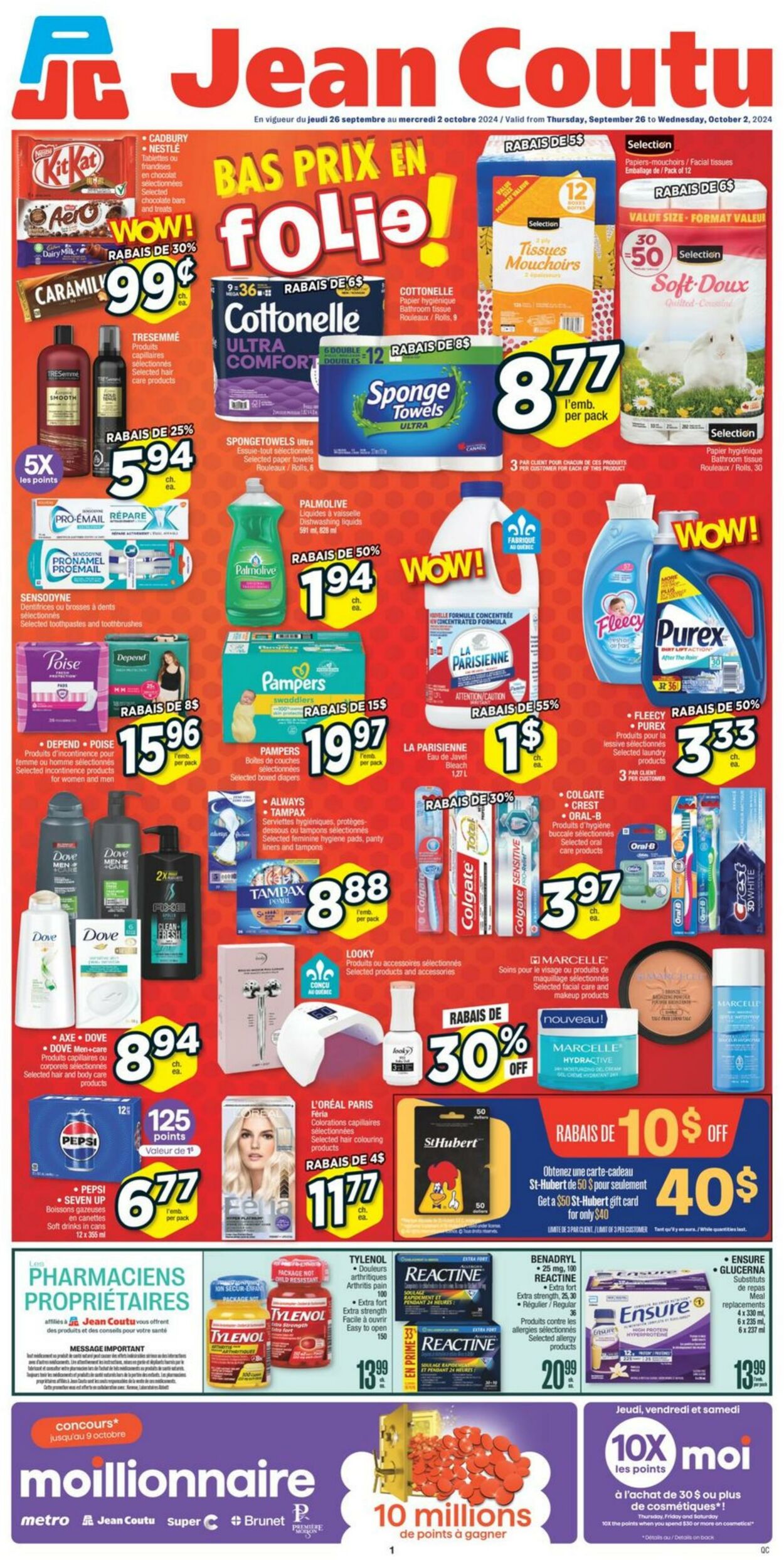 Flyer Jean Coutu 26.09.2024 - 02.10.2024