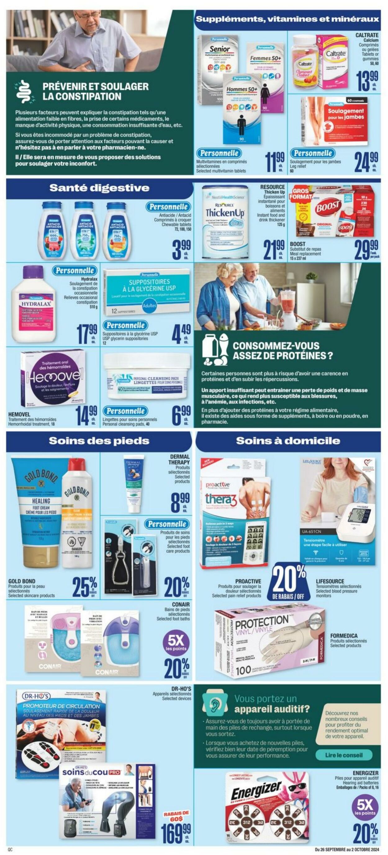 Flyer Jean Coutu 26.09.2024 - 02.10.2024