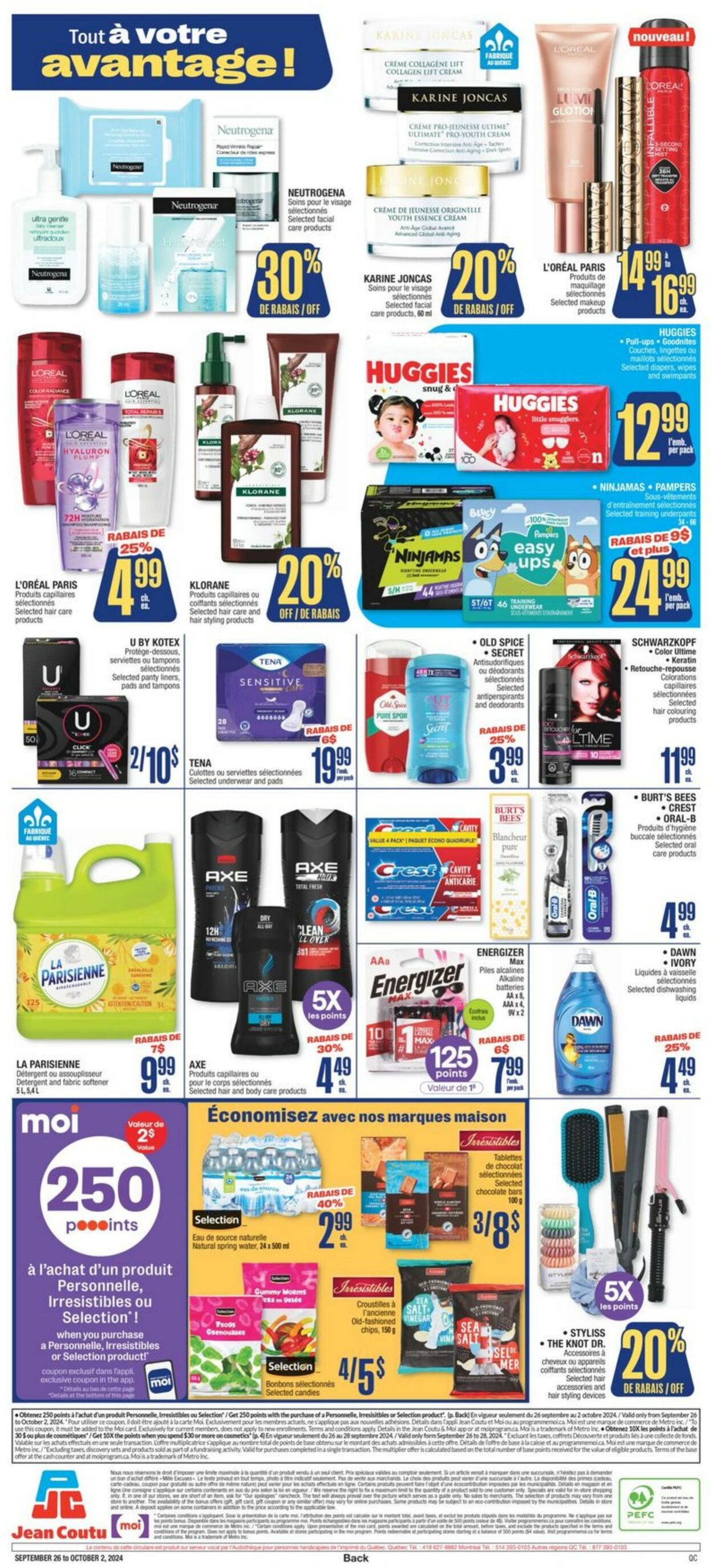 Flyer Jean Coutu 26.09.2024 - 02.10.2024