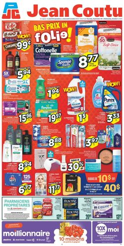 Flyer Jean Coutu 26.09.2024 - 02.10.2024