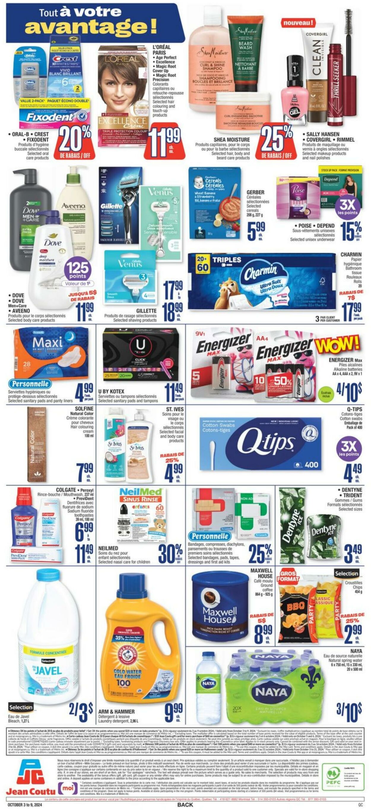 Flyer Jean Coutu 03.10.2024 - 09.10.2024