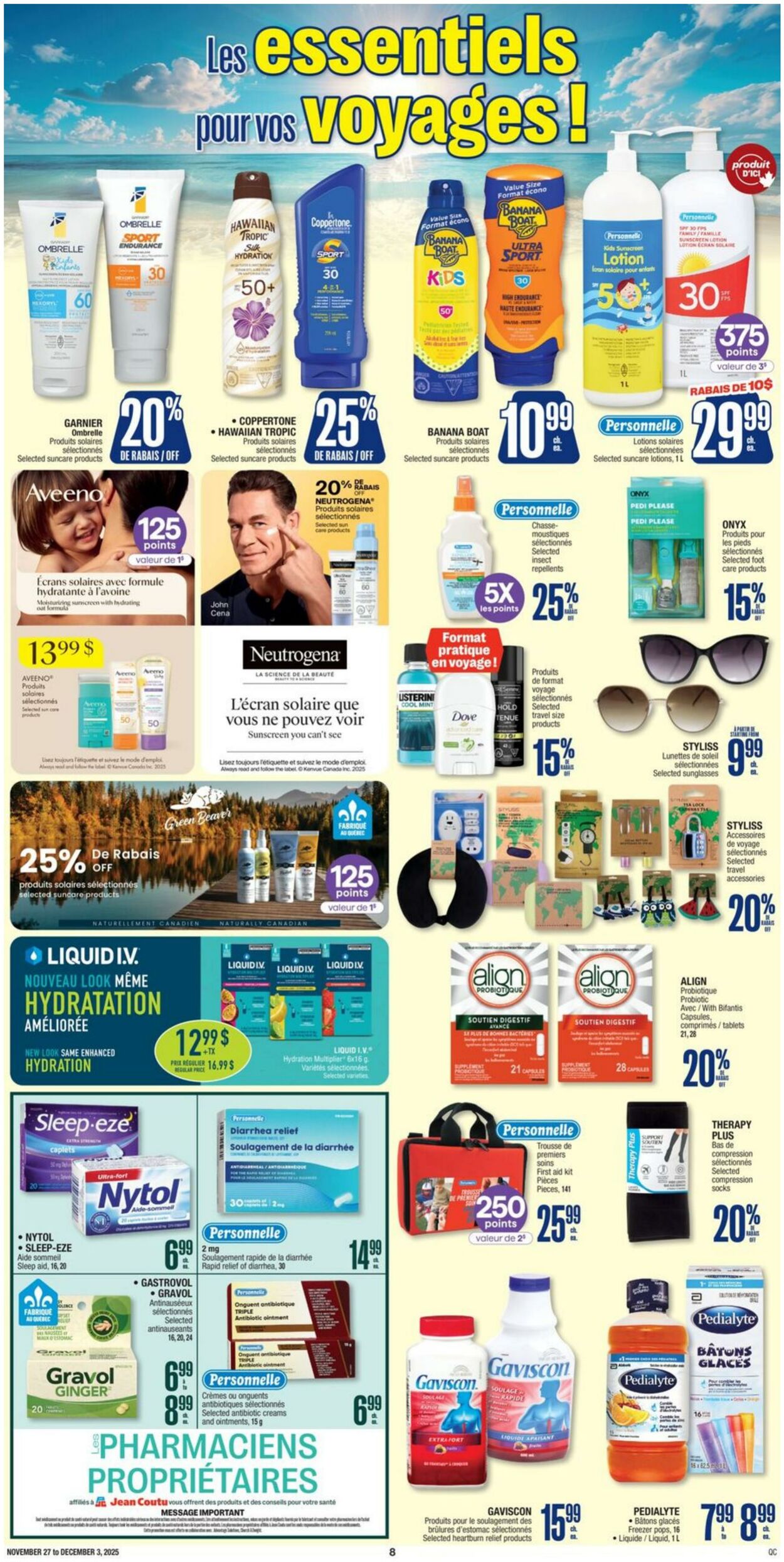 Flyer Jean Coutu 27.11.2025 - 03.12.2025