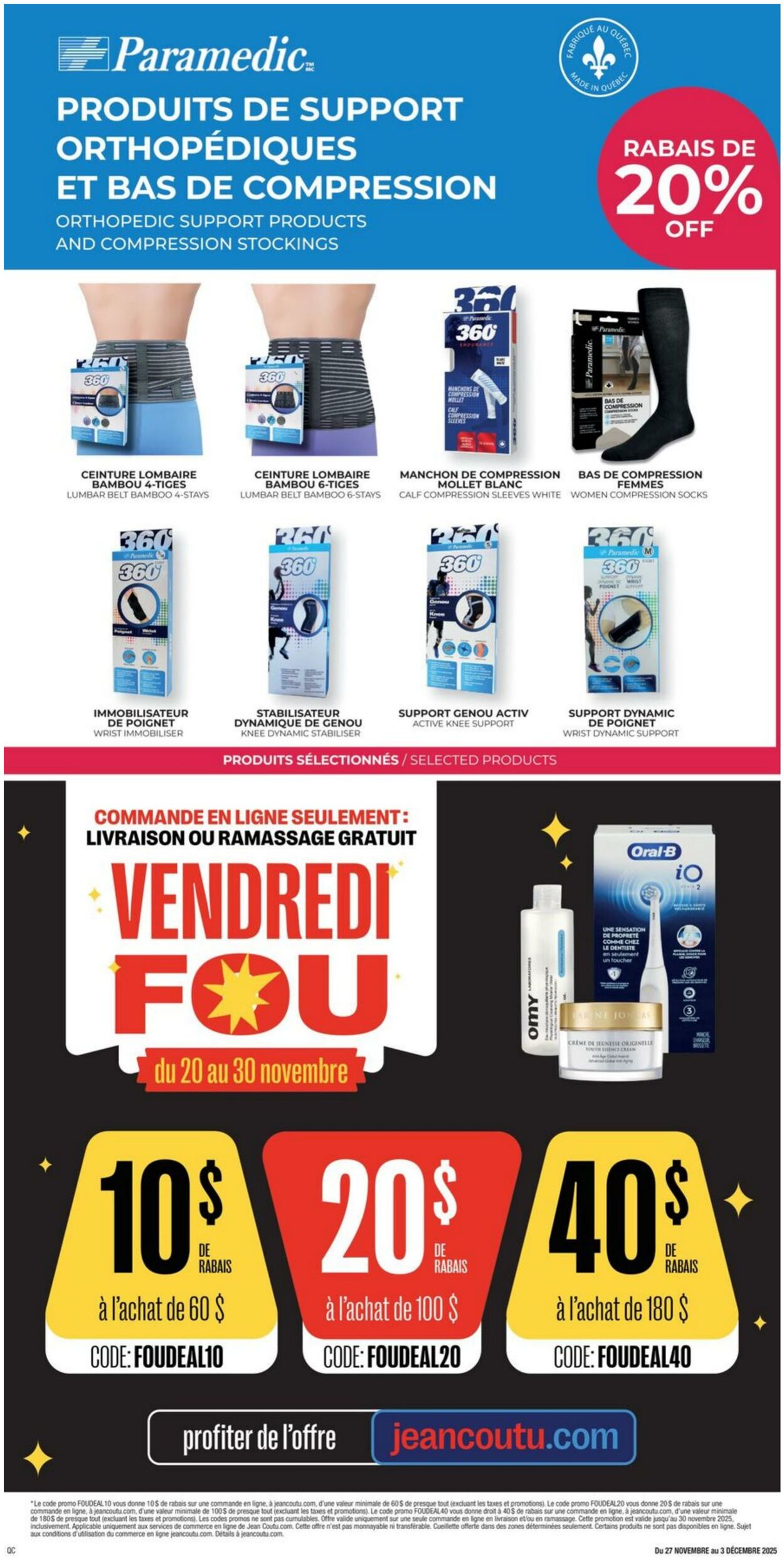 Flyer Jean Coutu 27.11.2025 - 03.12.2025