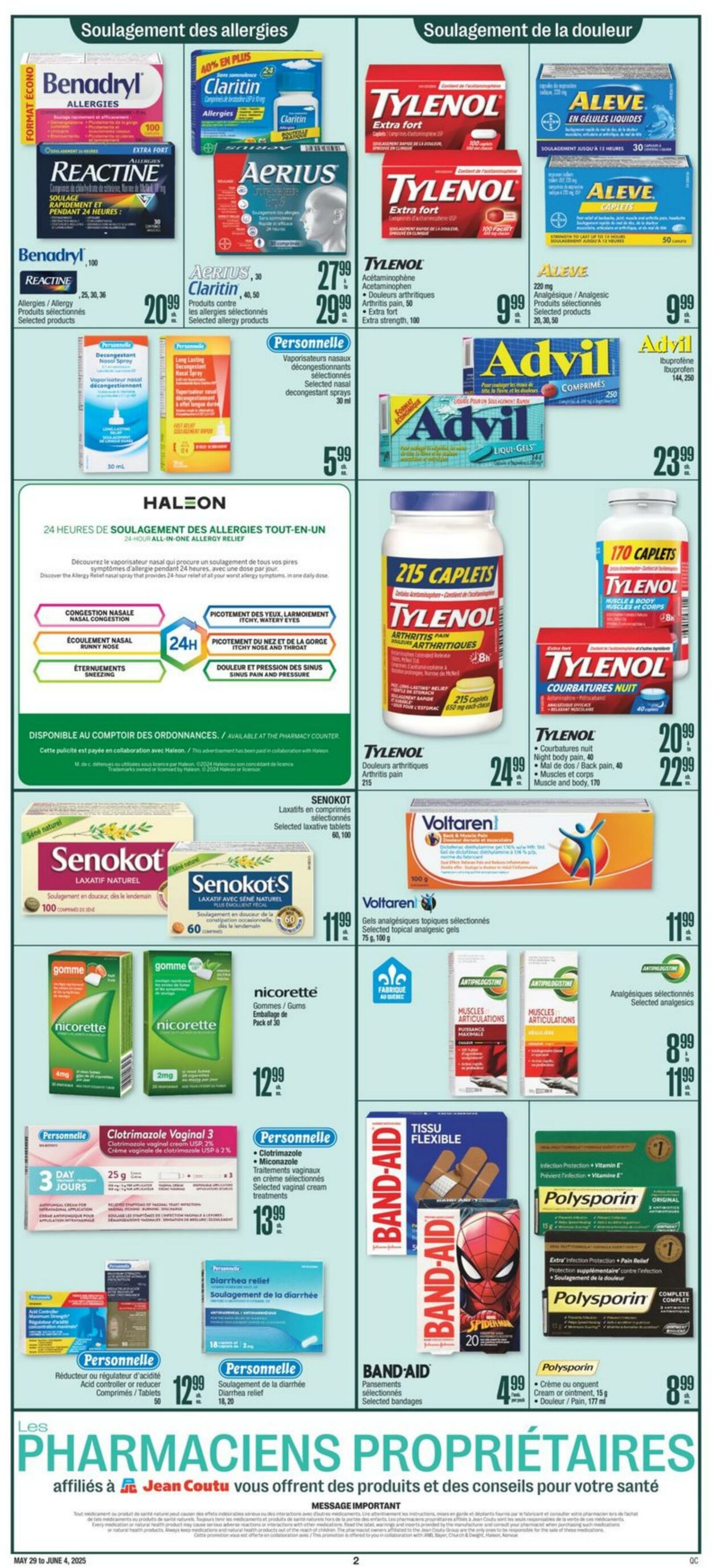 Flyer Jean Coutu 29.05.2025 - 04.06.2025