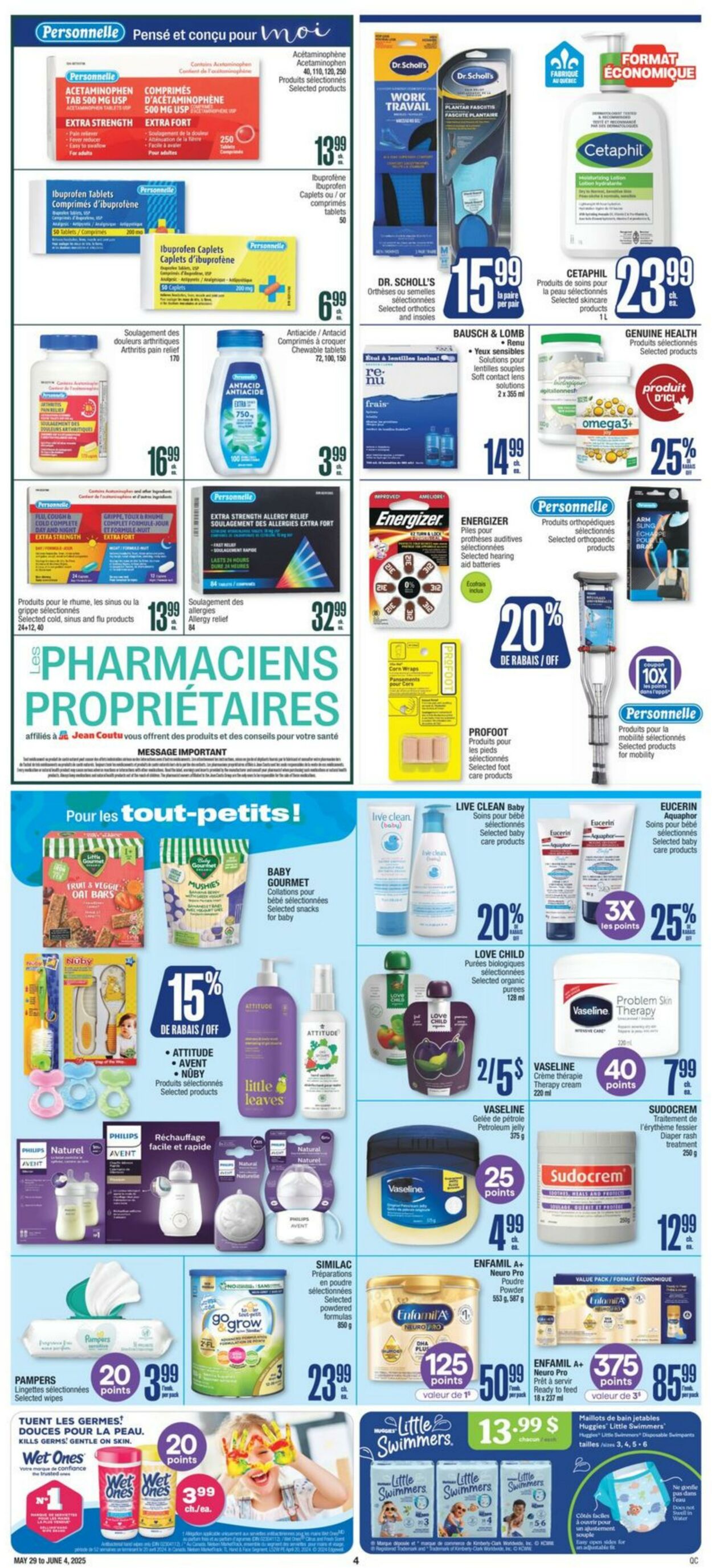Flyer Jean Coutu 29.05.2025 - 04.06.2025